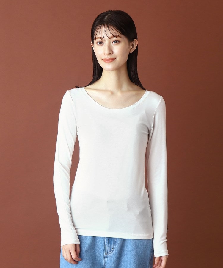 ドレステリア DRESSTERIOR ウォームストレッチクルーネック （パープル(084)） パープル(084)