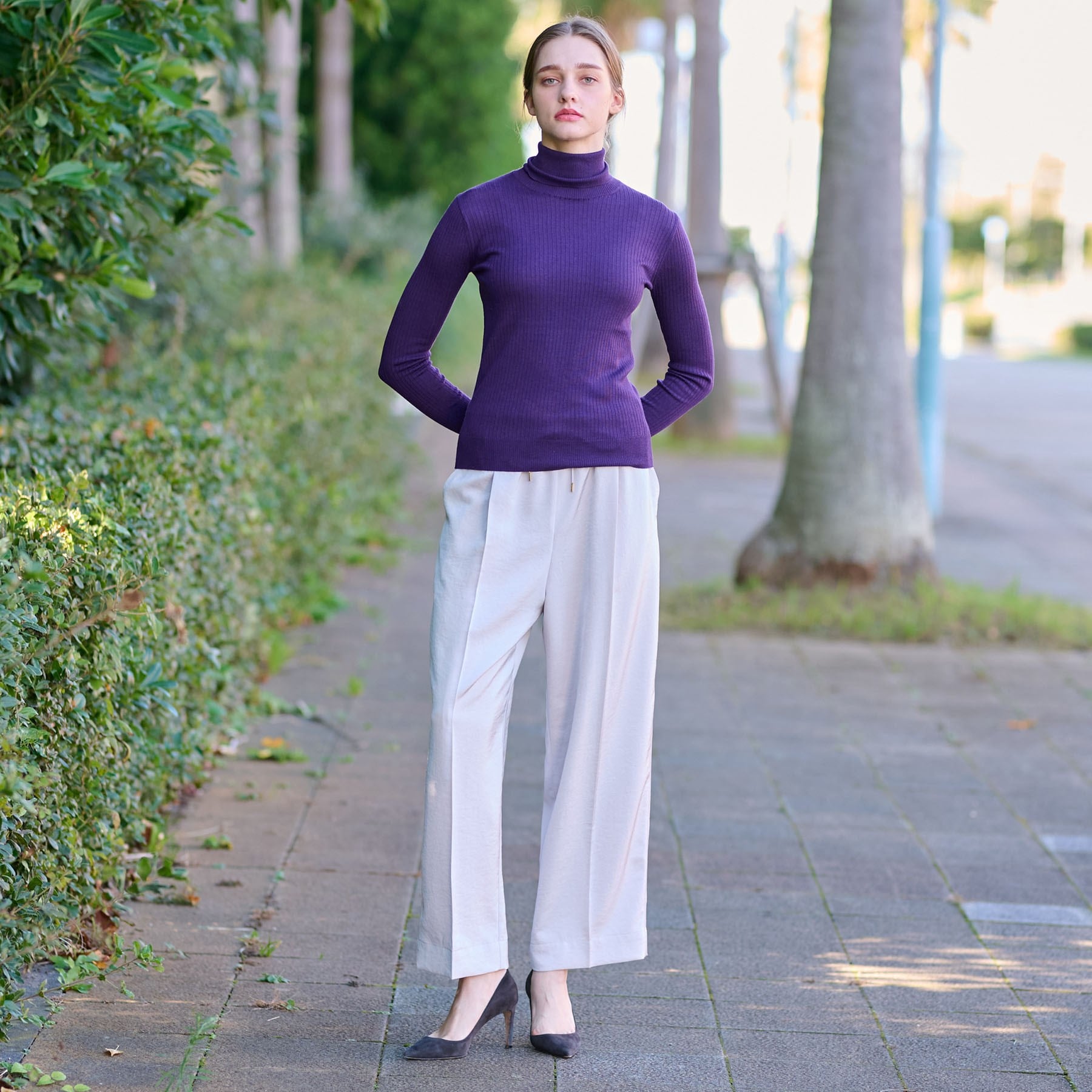 DRESSTERIOR Satin Easy Pants