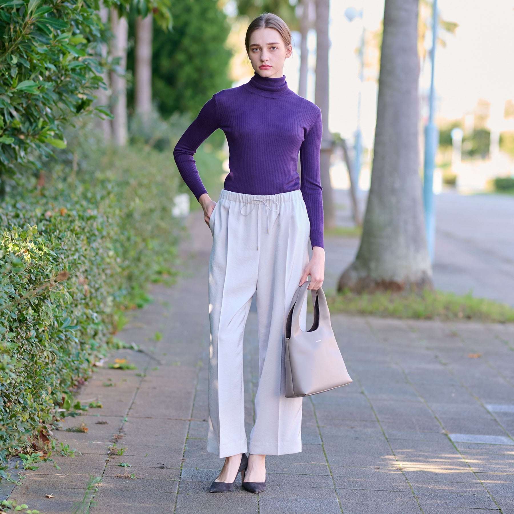 DRESSTERIOR Satin Easy Pants