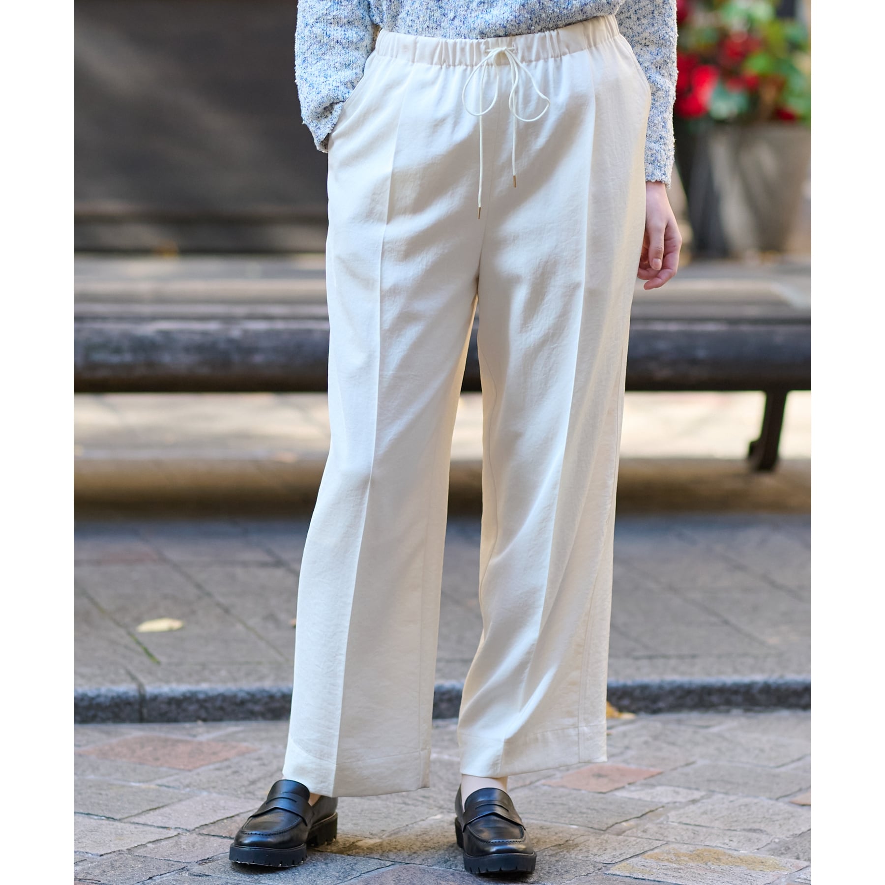 DRESSTERIOR Satin Easy Pants