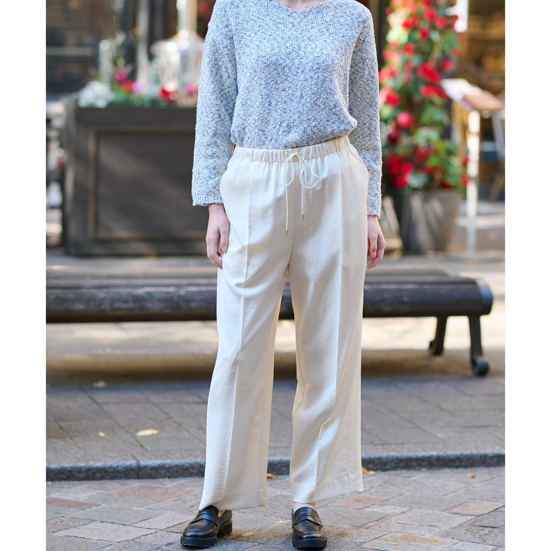 DRESSTERIOR Satin Easy Pants