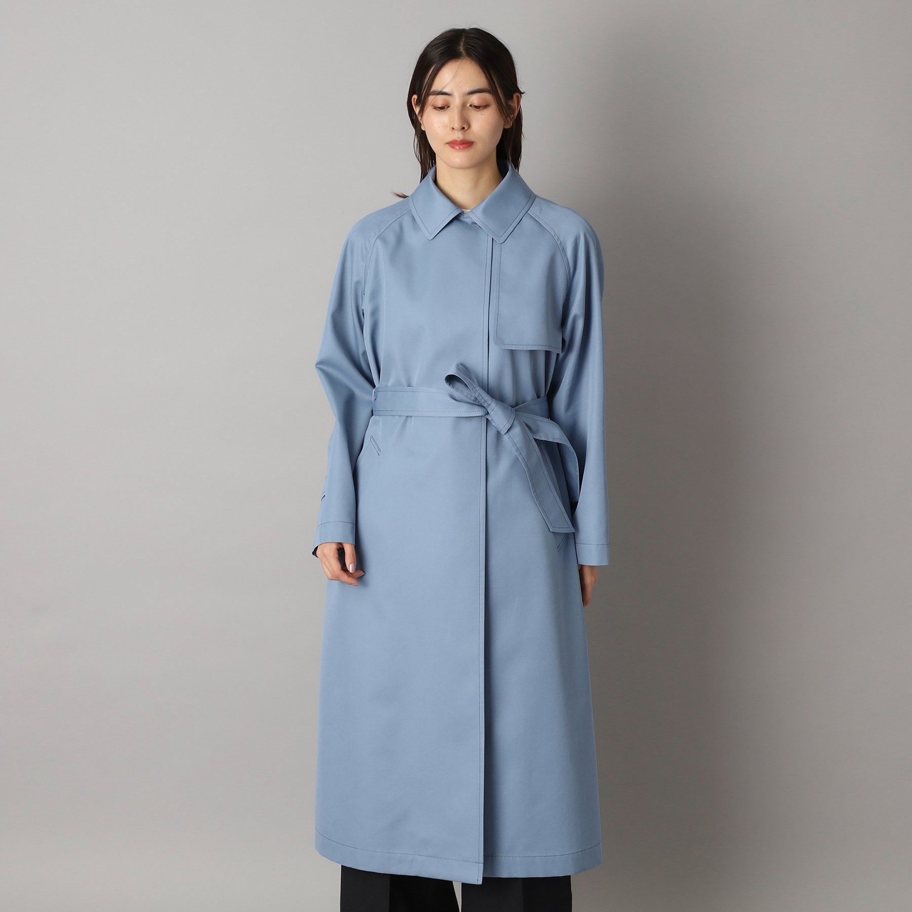 DRESSTERIOR DRESSTERIOR 【Elegant/Beautiful Silhouette】Light Trench Coat