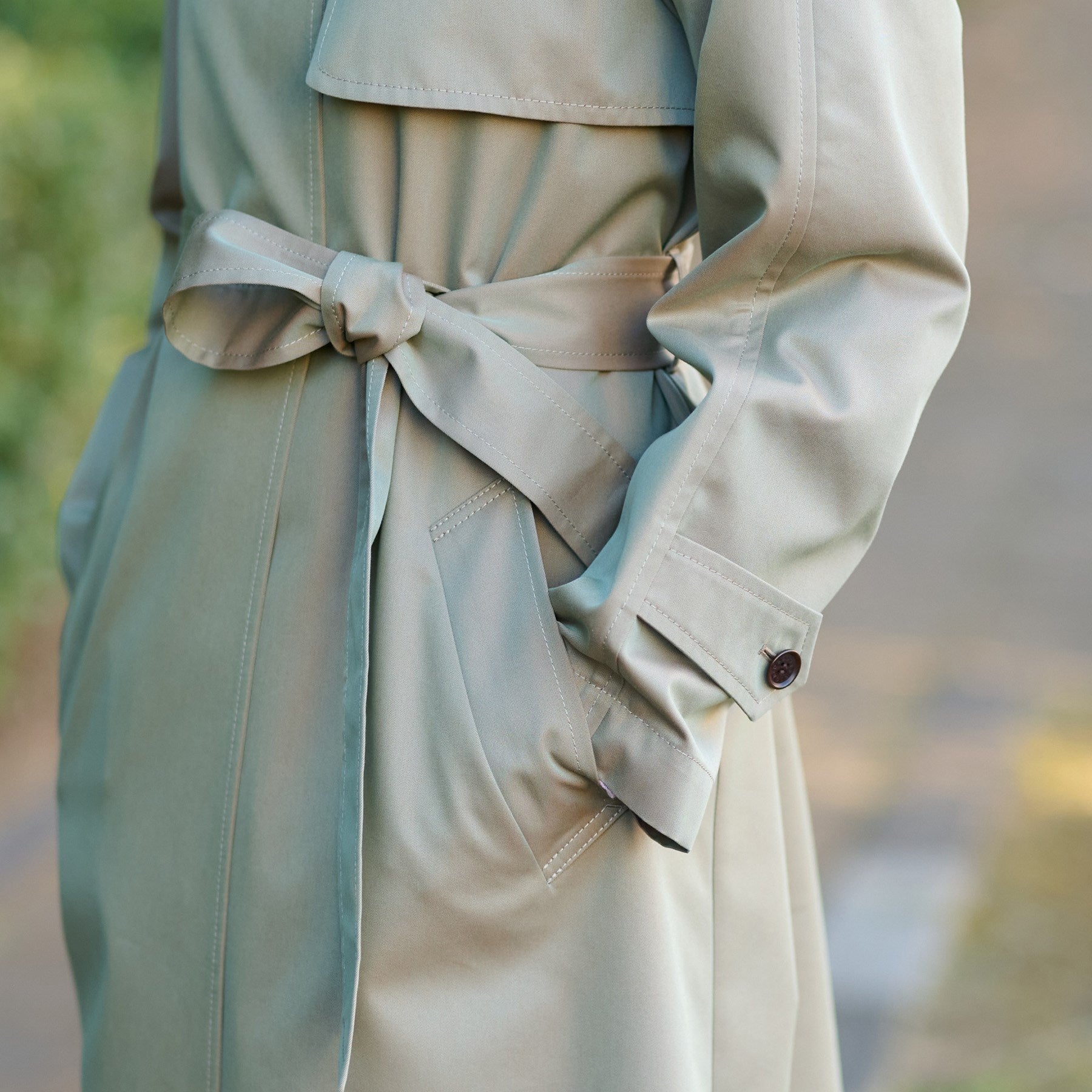 DRESSTERIOR DRESSTERIOR 【Elegant/Beautiful Silhouette】Light Trench Coat