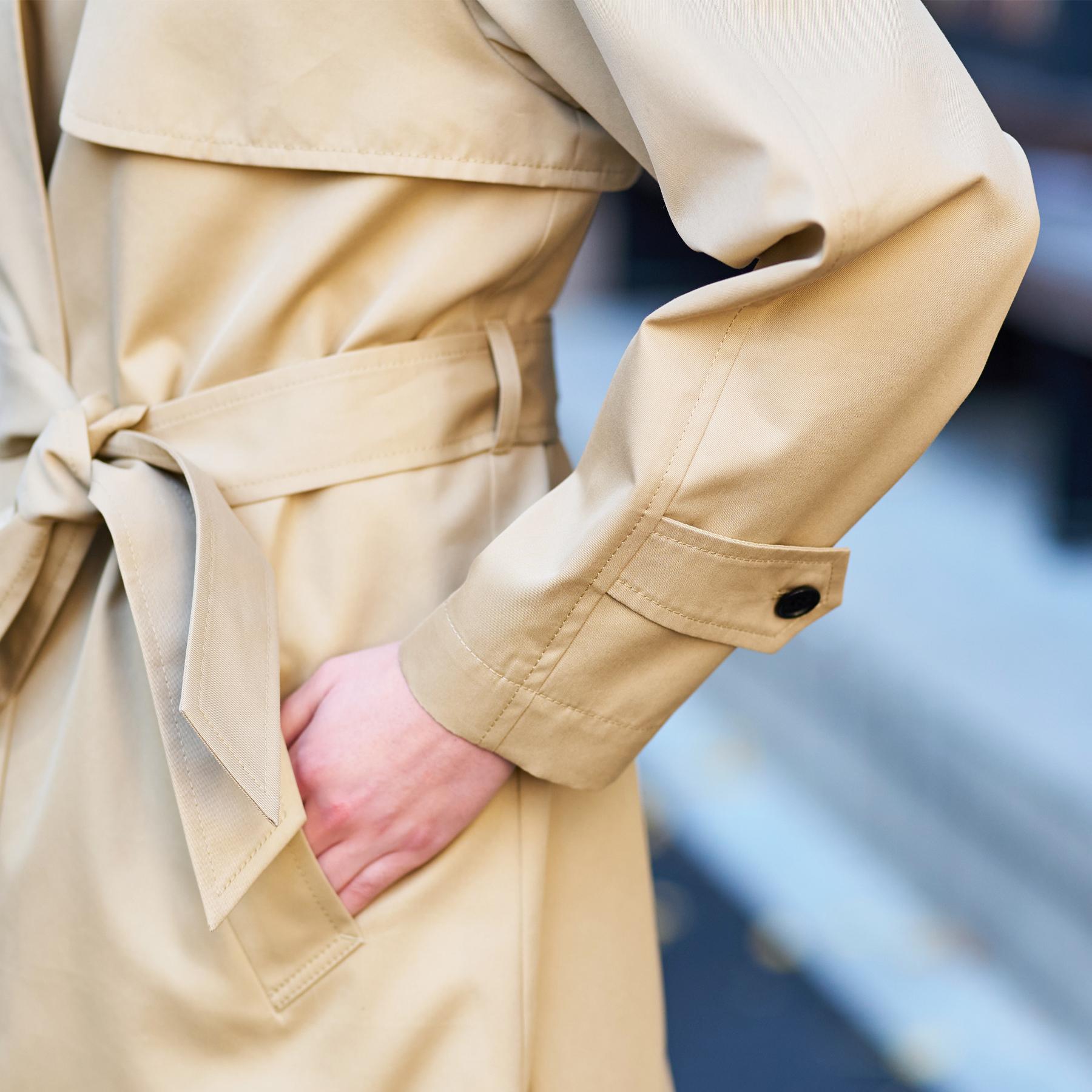 DRESSTERIOR DRESSTERIOR 【Elegant/Beautiful Silhouette】Light Trench Coat