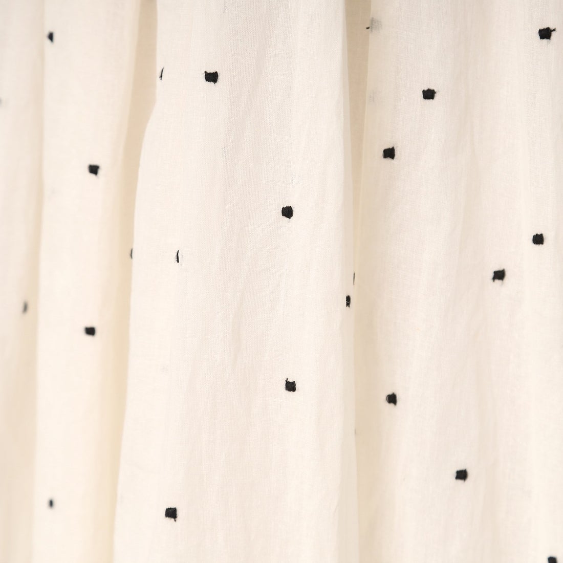 DRESSTERIOR DRESSTERIOR Easy Waist Dot Embroidery Skirt