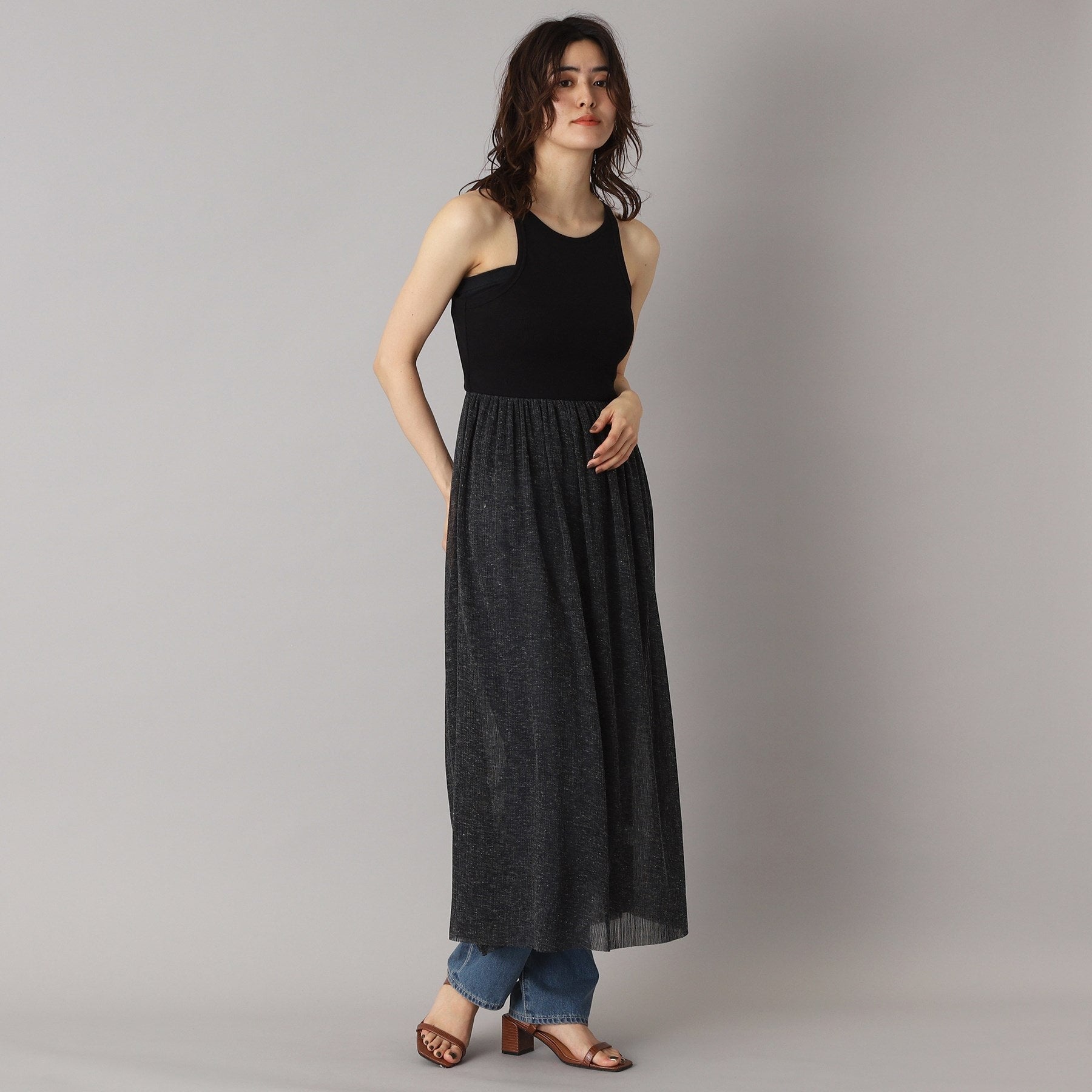 ドレステリア DRESSTERIOR Carouselambra（ケラウズランブラ）【別注】BOAT TANK TOP DRESS （ブラック(019)） ブラック(019)