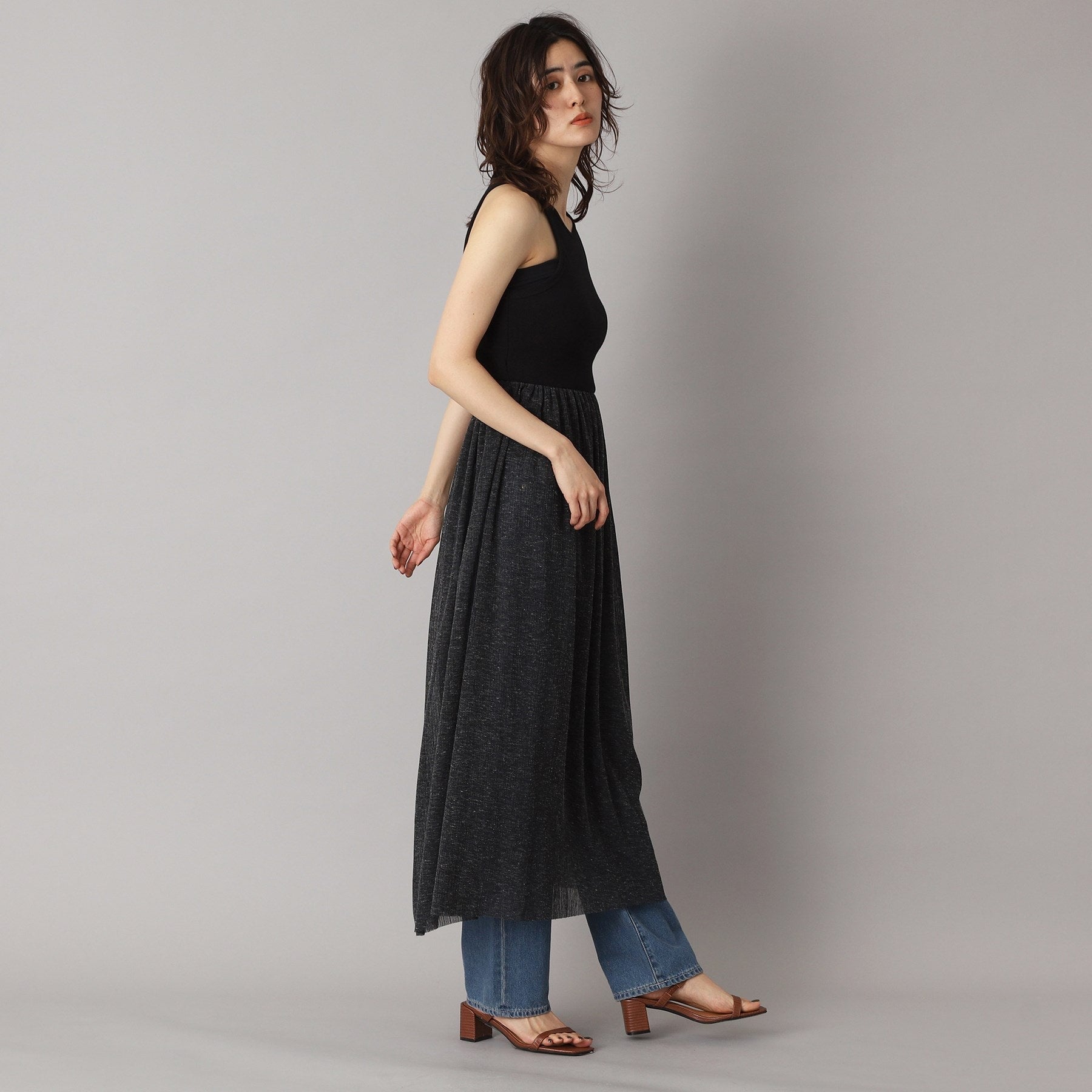 ドレステリア DRESSTERIOR Carouselambra（ケラウズランブラ）【別注】BOAT TANK TOP DRESS （ブラック(019)） ブラック(019)