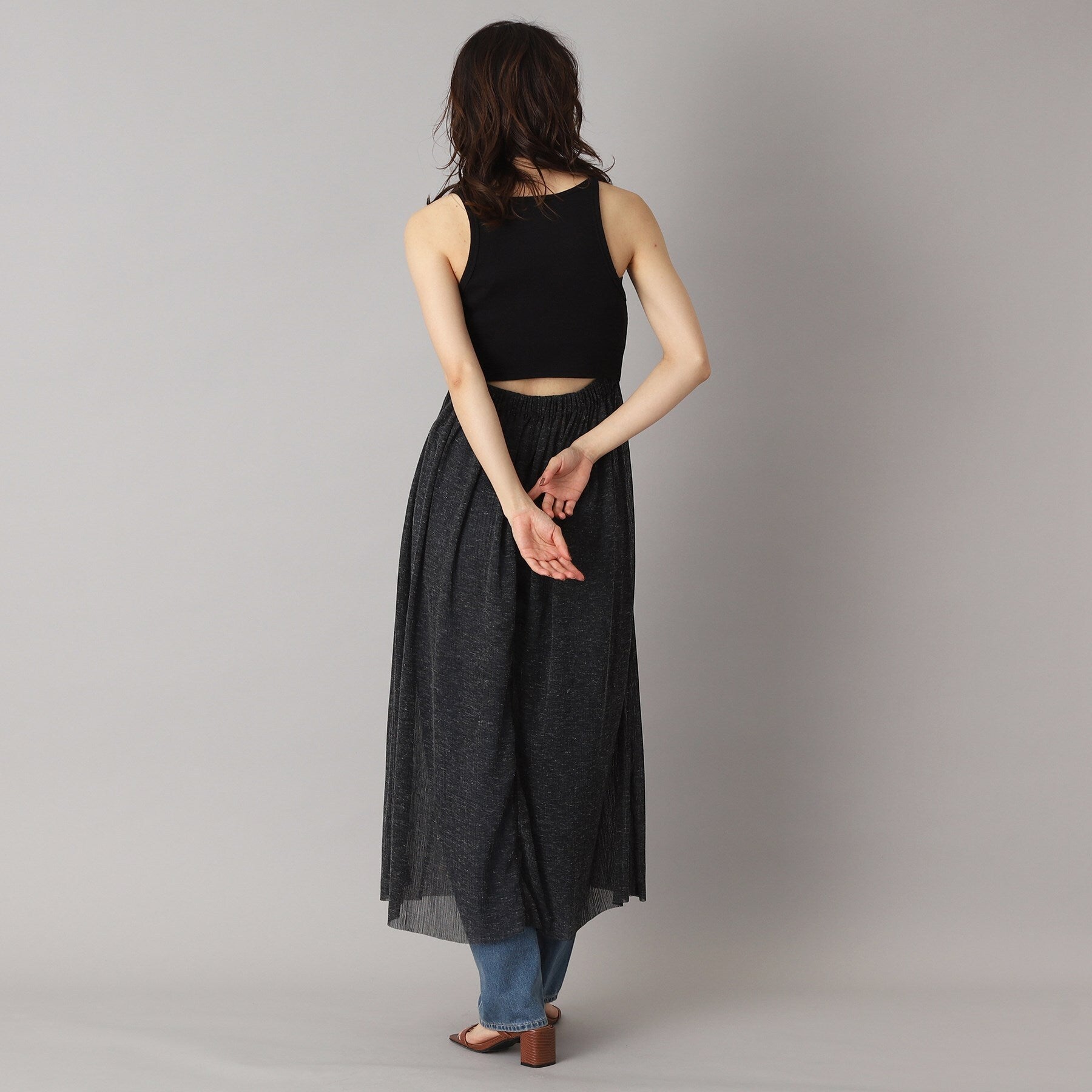 ドレステリア DRESSTERIOR Carouselambra（ケラウズランブラ）【別注】BOAT TANK TOP DRESS （ブラック(019)） ブラック(019)