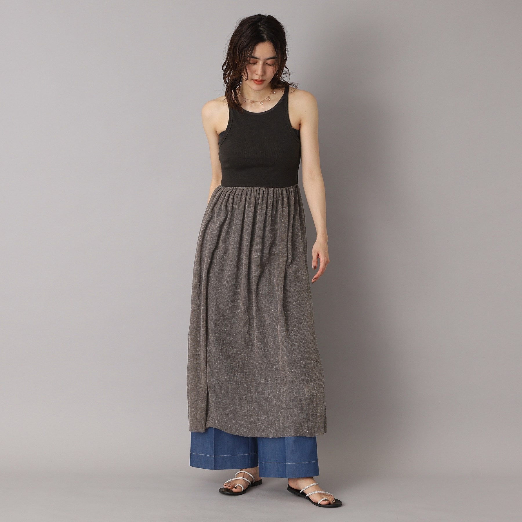 ドレステリア DRESSTERIOR Carouselambra（ケラウズランブラ）【別注】BOAT TANK TOP DRESS （ブラック(019)） ブラック(019)