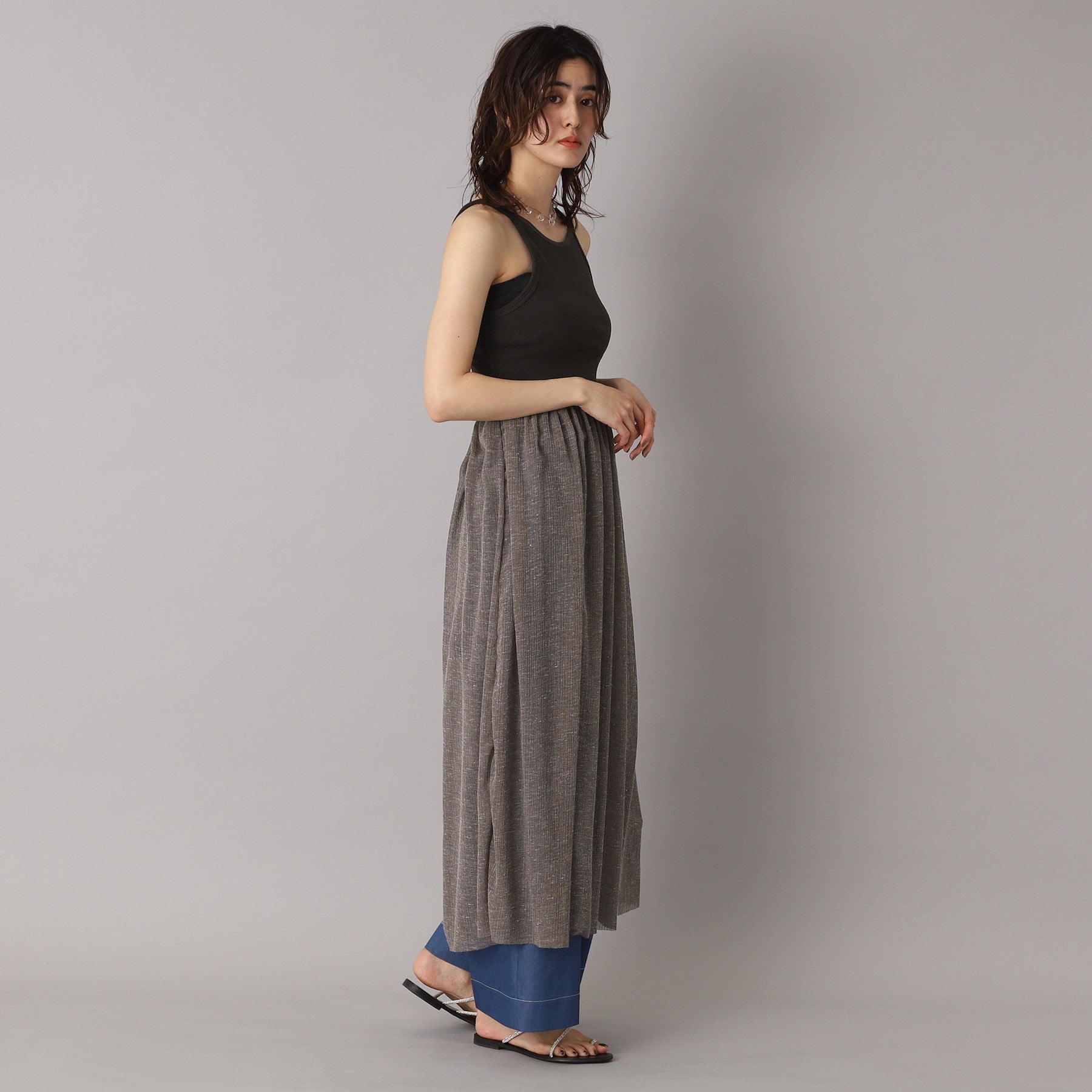 ドレステリア DRESSTERIOR Carouselambra（ケラウズランブラ）【別注】BOAT TANK TOP DRESS （ブラック(019)） ブラック(019)