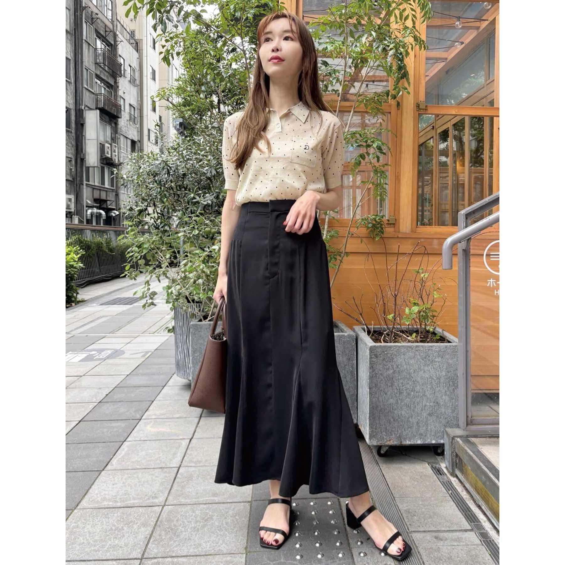 ドレステリア DRESSTERIOR ドットシアーポロ （ベージュ(152)） ベージュ(152)