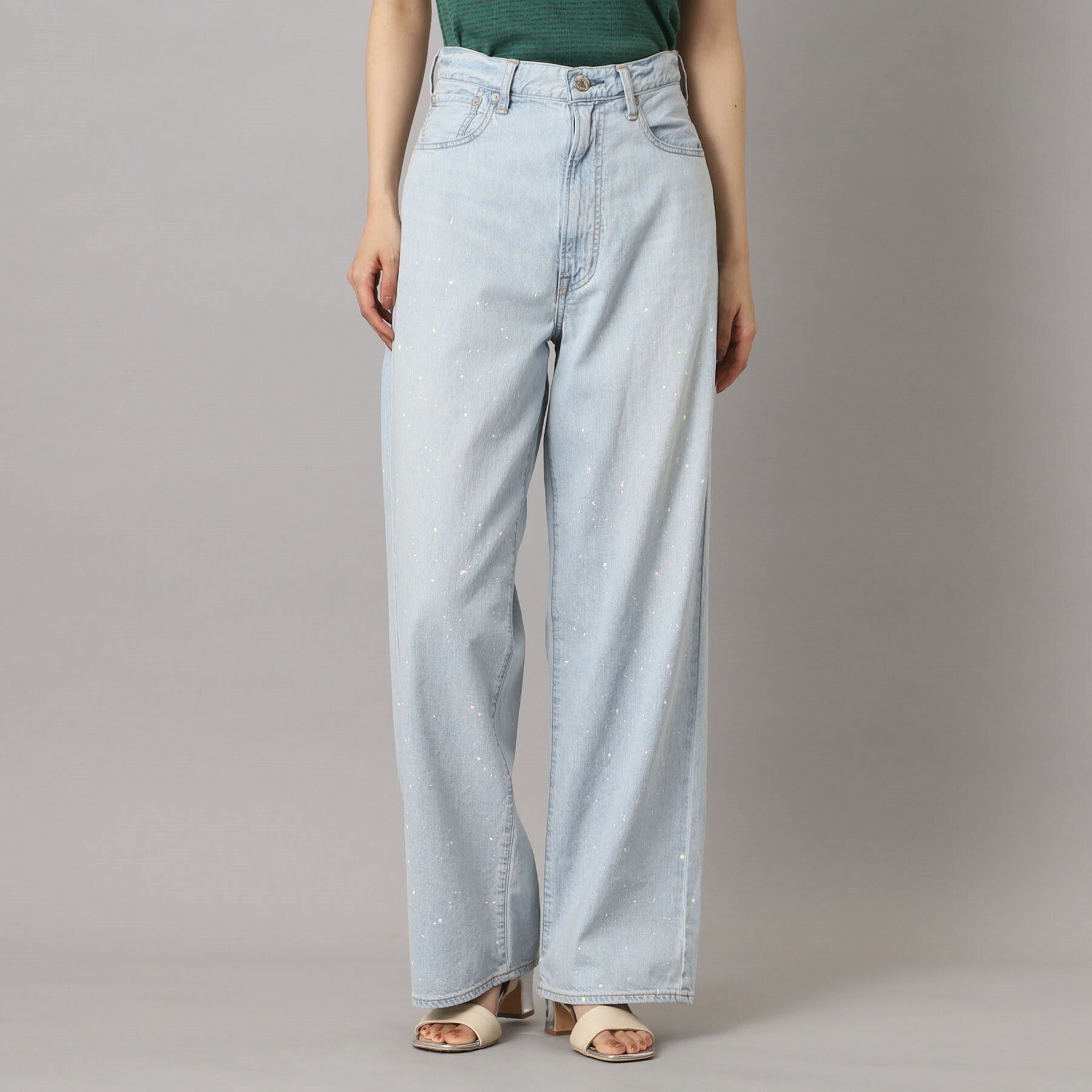 ドレステリア DRESSTERIOR NEEDBY heritage（ニードバイヘリテージ）KOH ペイントパンツ （ブルー(091)） ブルー(091)