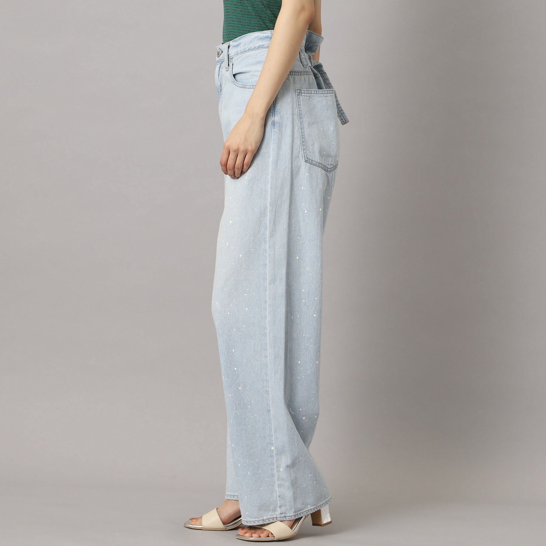 ドレステリア DRESSTERIOR NEEDBY heritage（ニードバイヘリテージ）KOH ペイントパンツ （ブルー(091)） ブルー(091)