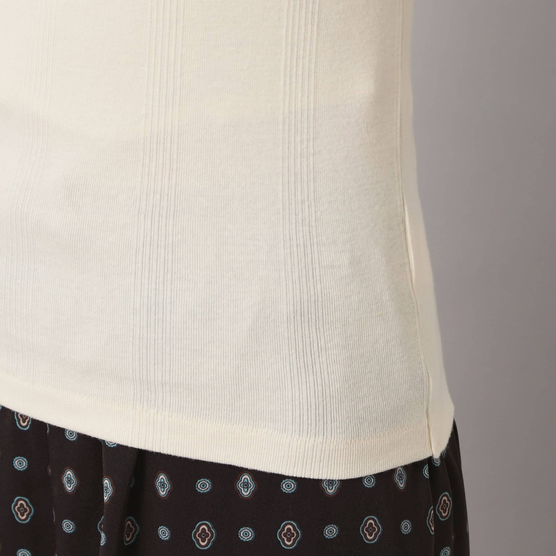 ドレステリア DRESSTERIOR Robert．P．Miller（ロベルト・ピー・ミラー）パネルリブクルーネックTシャツ （オフホワイト(003)） オフホワイト(003)