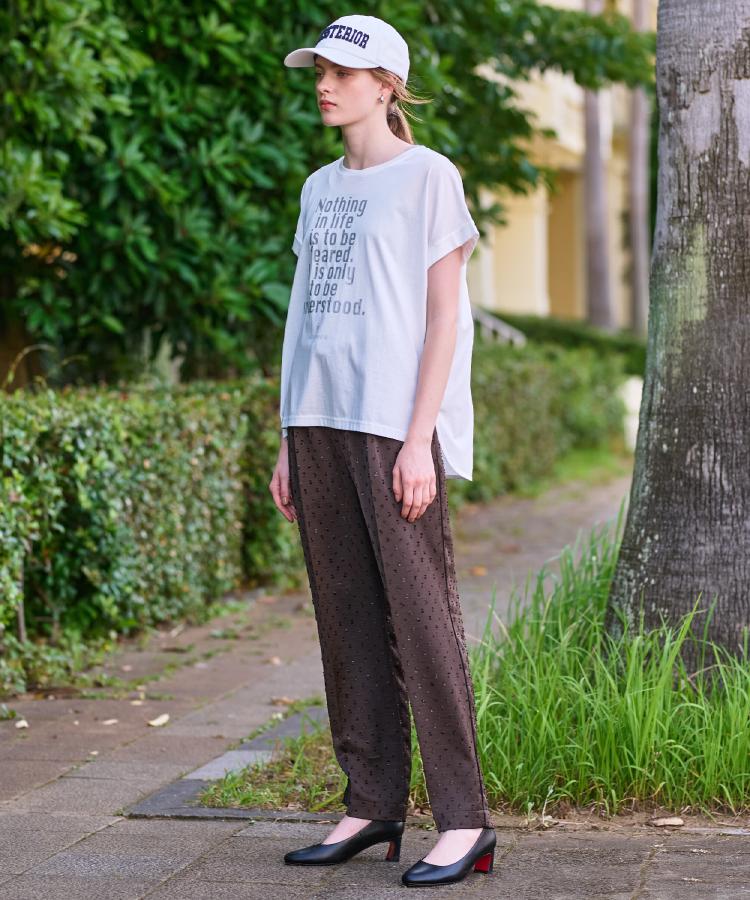 ドレステリア DRESSTERIOR 箔PTドルマンスリーブロゴTシャツ （イエロー(031)） イエロー(031)