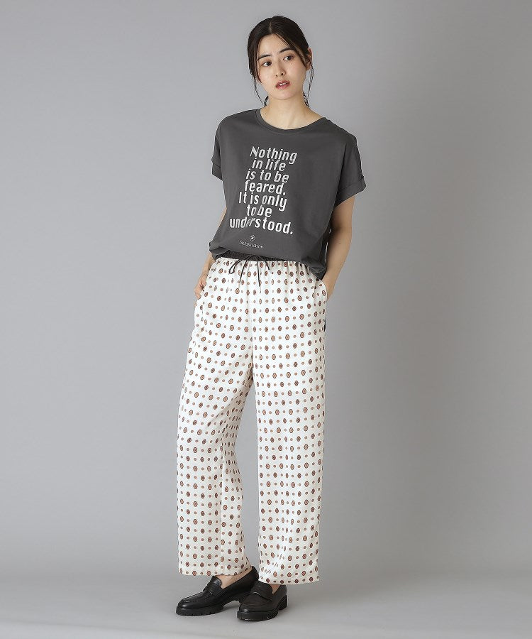 ドレステリア DRESSTERIOR 箔PTドルマンスリーブロゴTシャツ （イエロー(031)） イエロー(031)