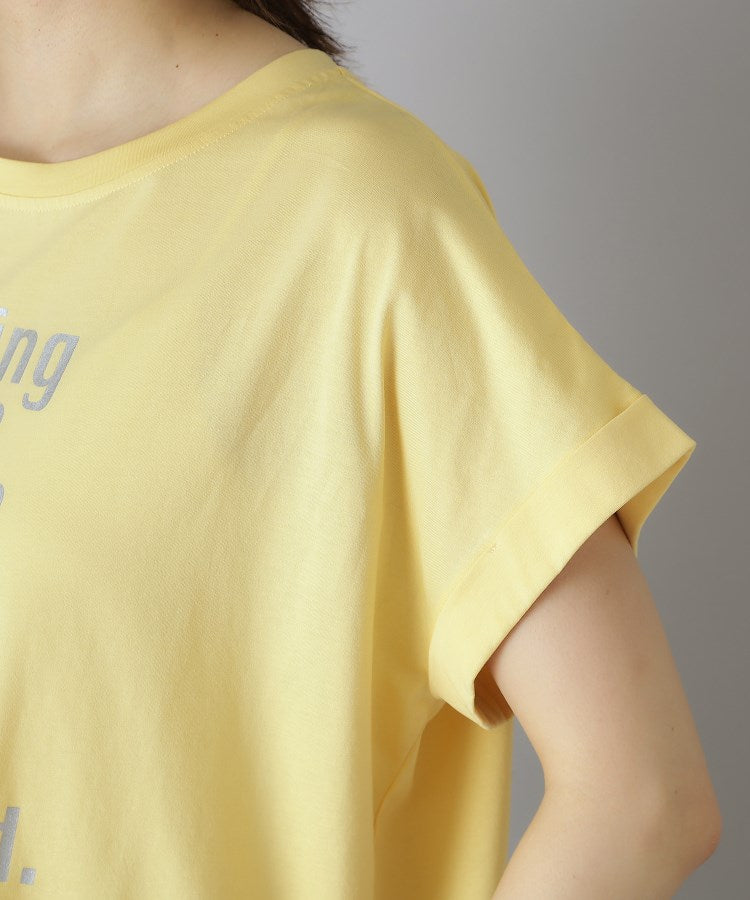 ドレステリア DRESSTERIOR 箔PTドルマンスリーブロゴTシャツ （イエロー(031)） イエロー(031)