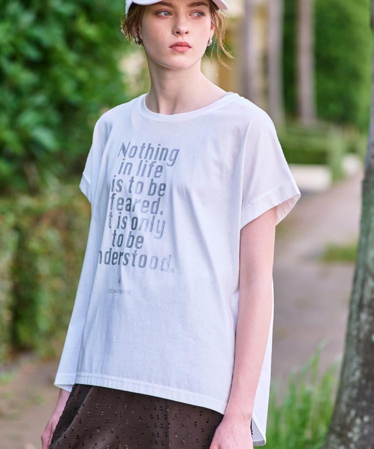 ドレステリア DRESSTERIOR 箔PTドルマンスリーブロゴTシャツ （イエロー(031)） イエロー(031)