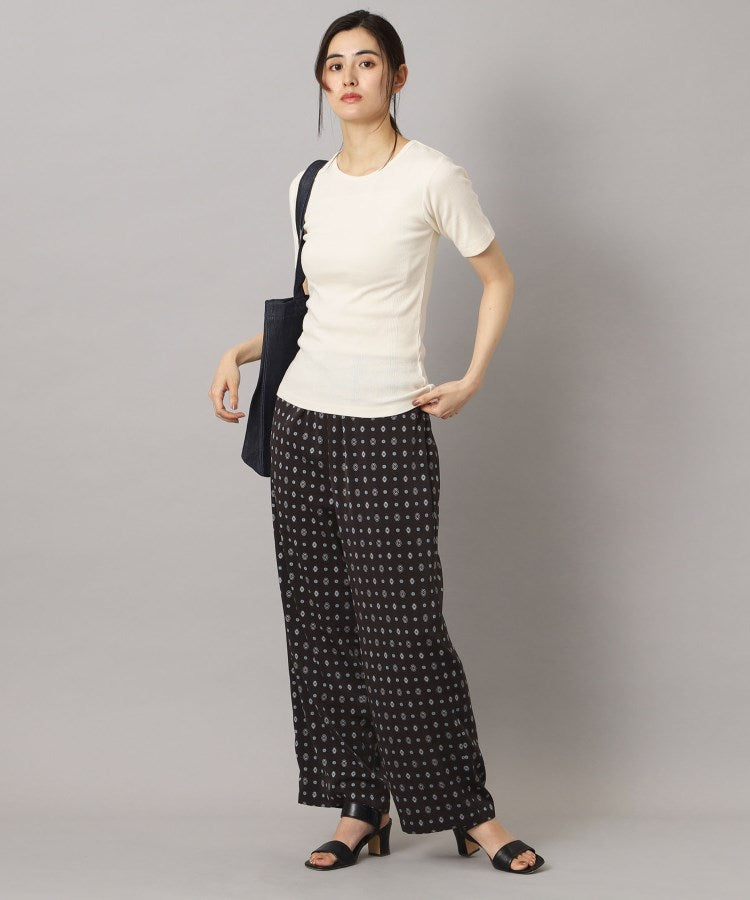 ドレステリア DRESSTERIOR Robert．P．Miller（ロベルト・ピー・ミラー）パネルリブクルーネックTシャツ （ブラック(019)） ブラック(019)