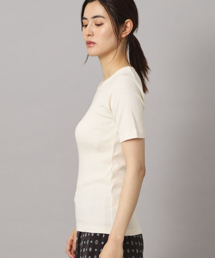 ドレステリア DRESSTERIOR Robert．P．Miller（ロベルト・ピー・ミラー）パネルリブクルーネックTシャツ （ブラック(019)） ブラック(019)