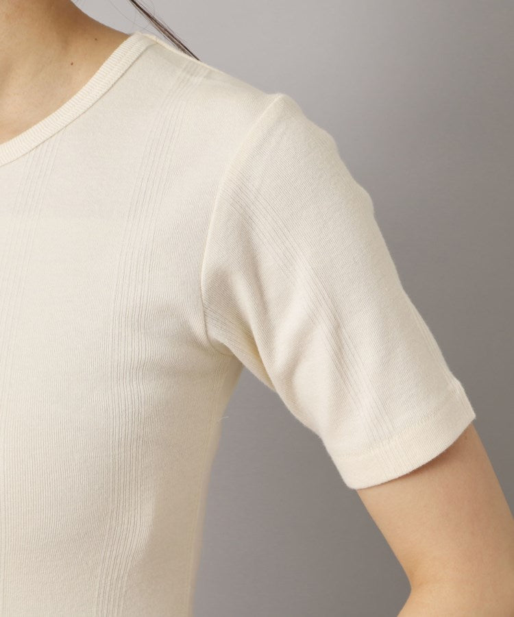ドレステリア DRESSTERIOR Robert．P．Miller（ロベルト・ピー・ミラー）パネルリブクルーネックTシャツ （ブラック(019)） ブラック(019)