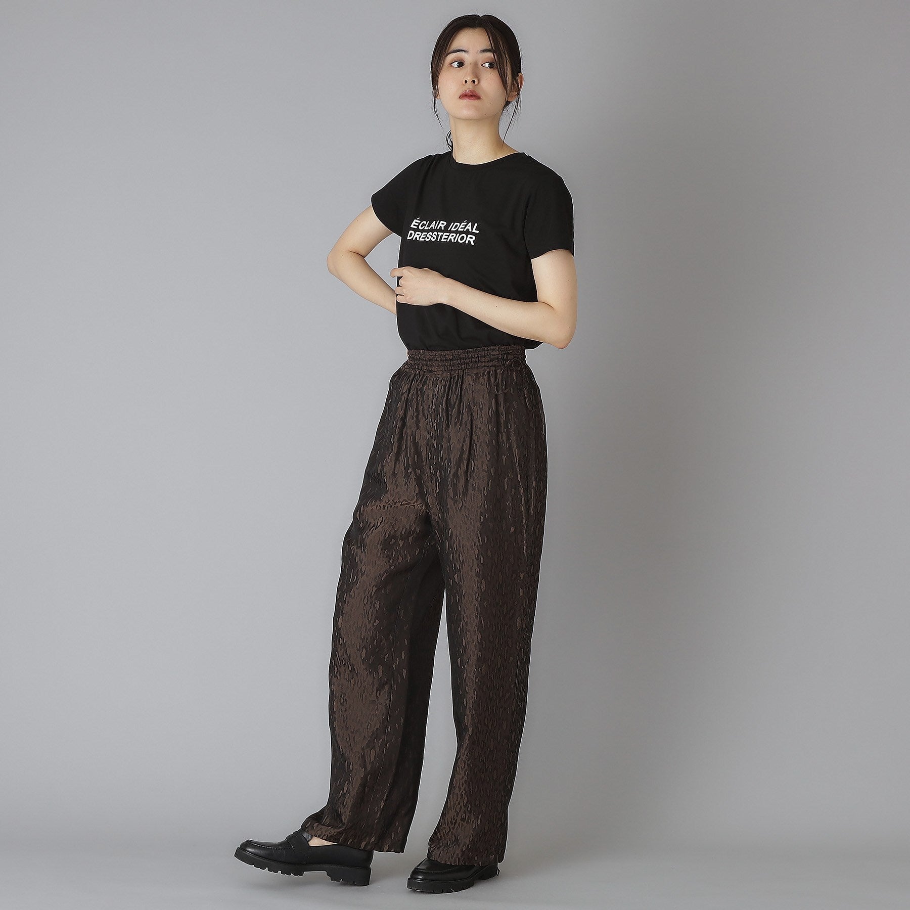 ドレステリア DRESSTERIOR TICCA（ティッカ）レオパードプリントパンツ （ベージュ(052)） ベージュ(052)