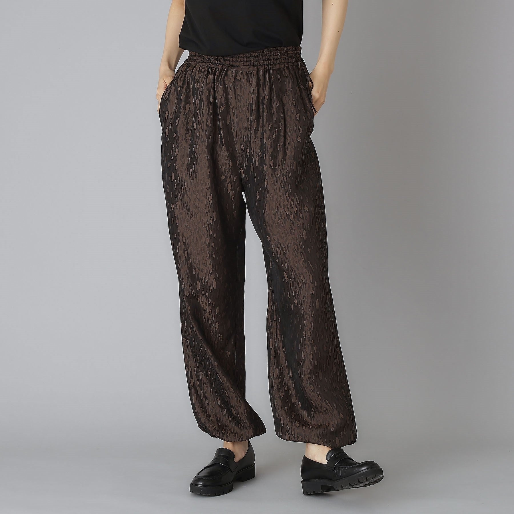 ドレステリア DRESSTERIOR TICCA（ティッカ）レオパードプリントパンツ （ベージュ(052)） ベージュ(052)