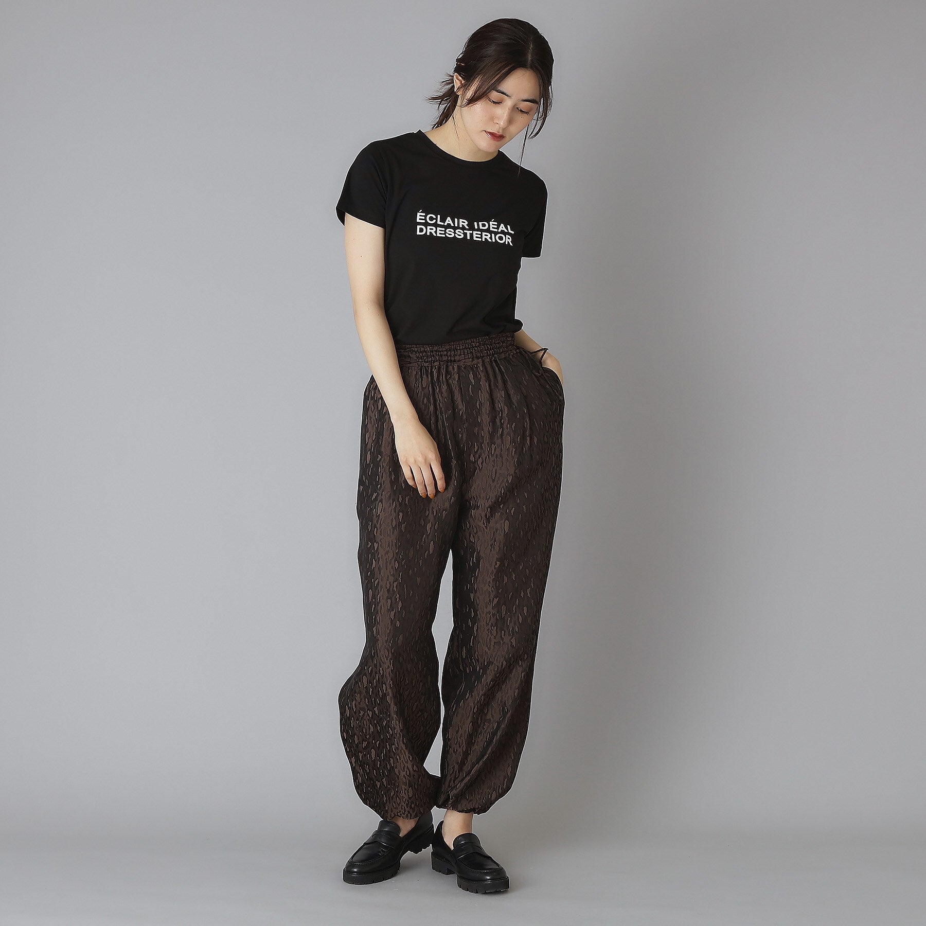 ドレステリア DRESSTERIOR TICCA（ティッカ）レオパードプリントパンツ （ベージュ(052)） ベージュ(052)