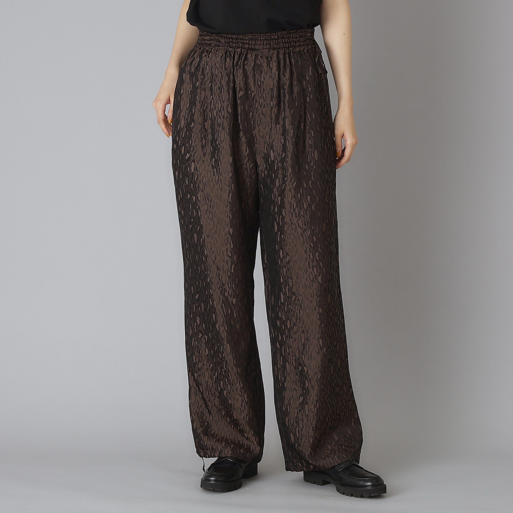 ドレステリア DRESSTERIOR TICCA（ティッカ）レオパードプリントパンツ （ベージュ(052)） ベージュ(052)