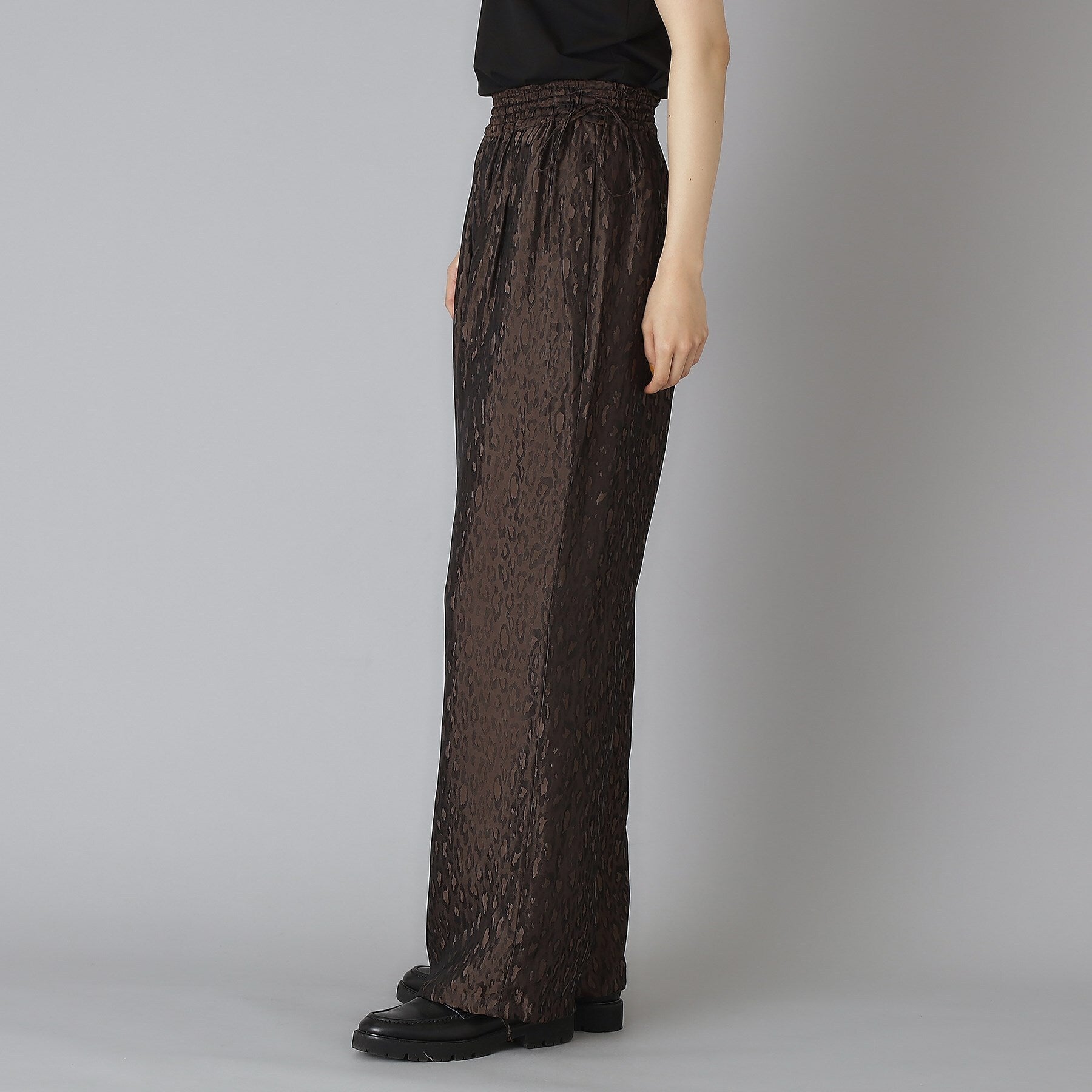 ドレステリア DRESSTERIOR TICCA（ティッカ）レオパードプリントパンツ （ベージュ(052)） ベージュ(052)