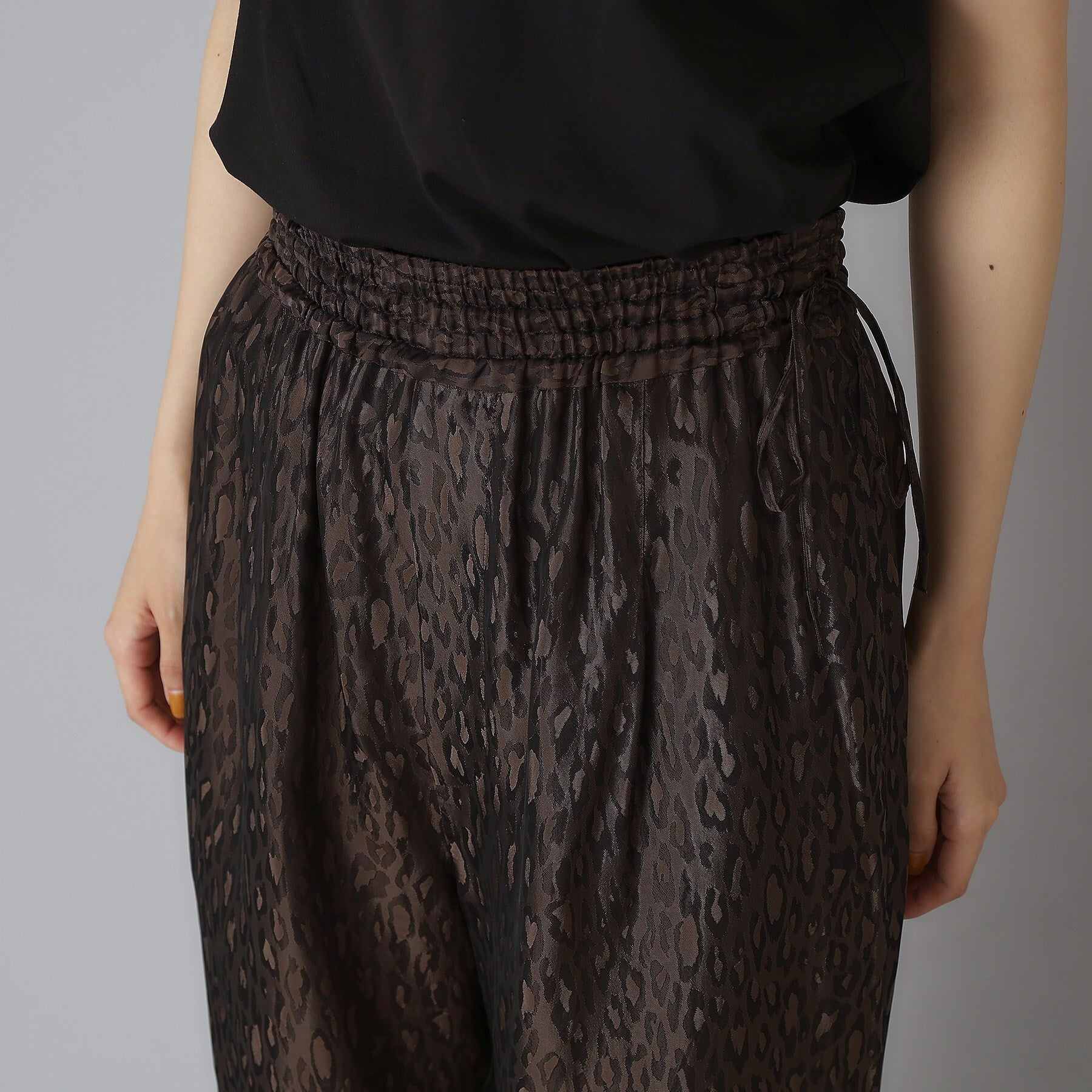 ドレステリア DRESSTERIOR TICCA（ティッカ）レオパードプリントパンツ （ベージュ(052)） ベージュ(052)