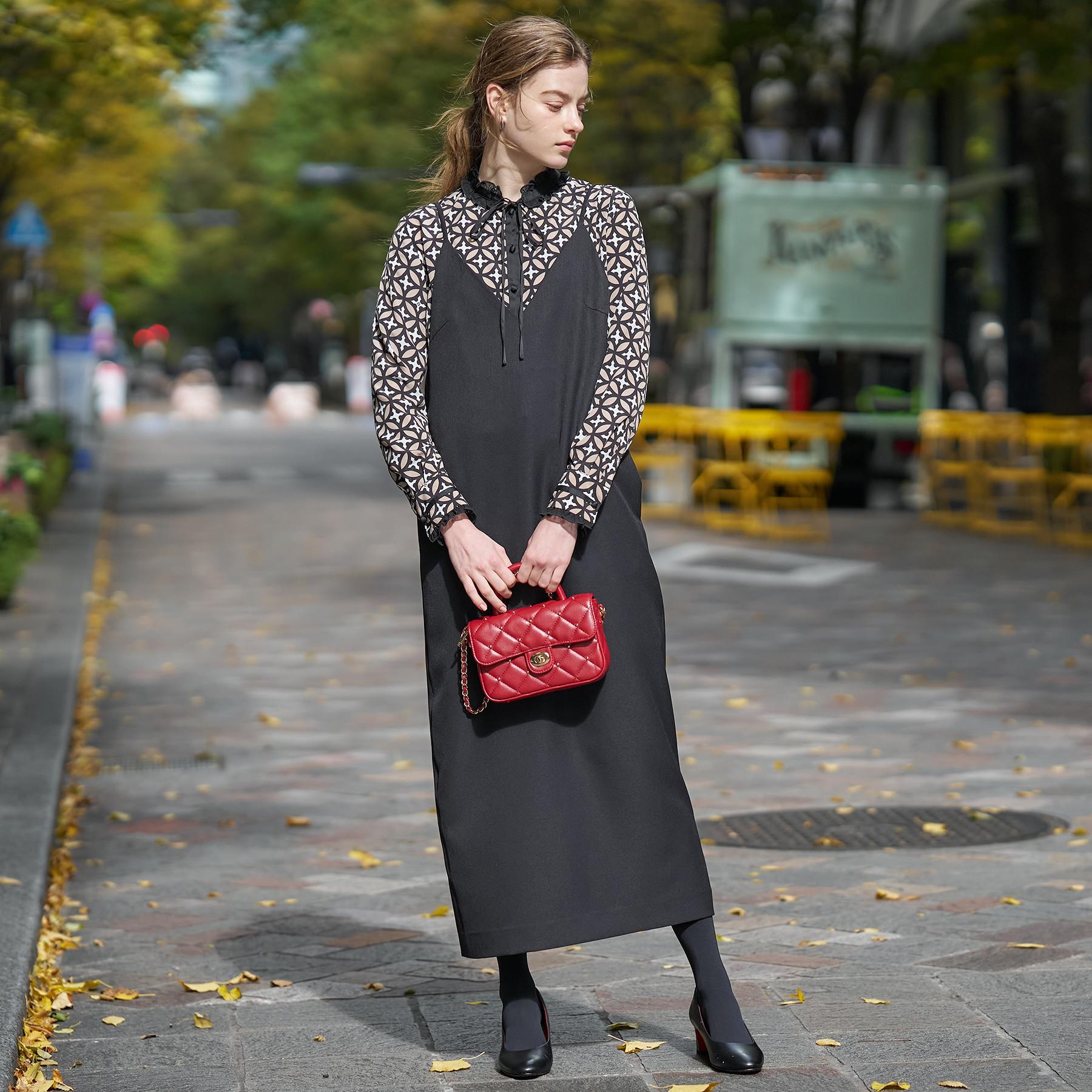 ドレステリア DRESSTERIOR コンフォートアイラインキャミワンピース （ブラック(019)） ブラック(019)