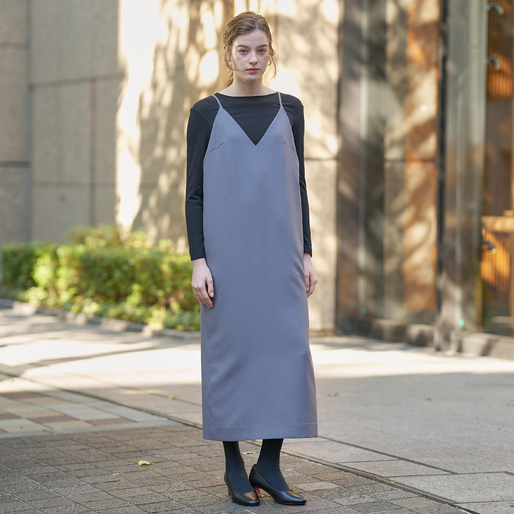 ドレステリア DRESSTERIOR コンフォートアイラインキャミワンピース （ブラック(019)） ブラック(019)