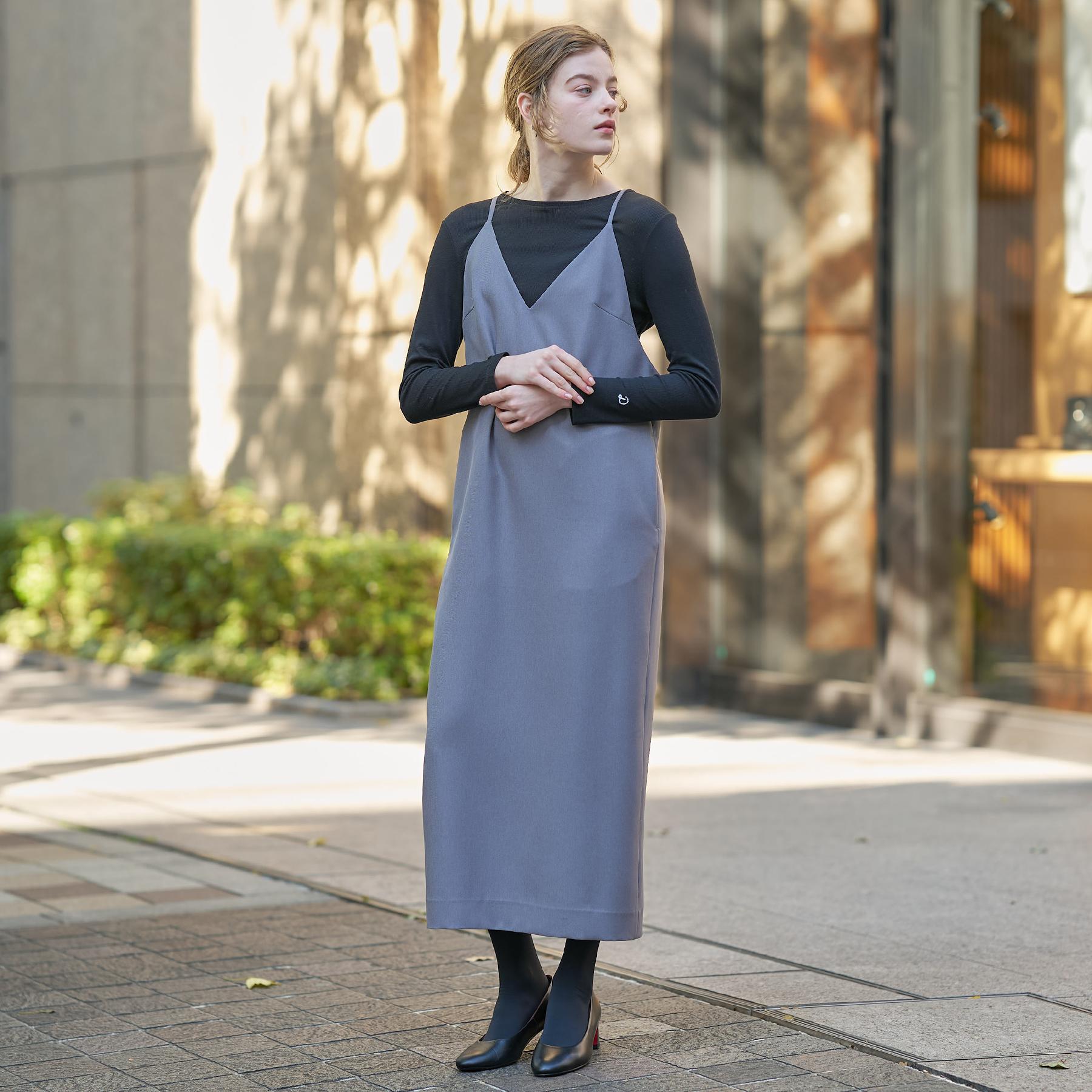 ドレステリア DRESSTERIOR コンフォートアイラインキャミワンピース （ブラック(019)） ブラック(019)