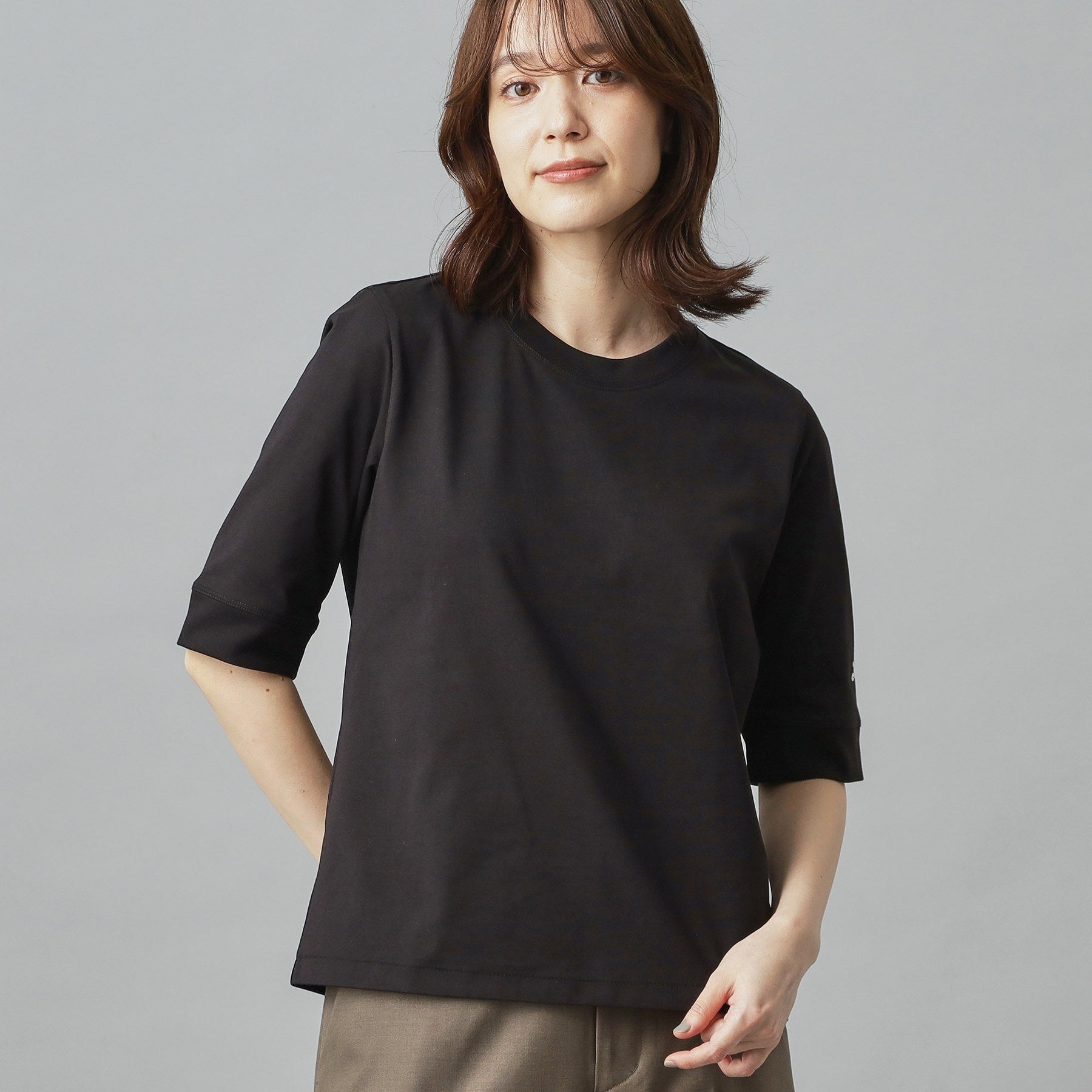 ドレステリア DRESSTERIOR バックブリーズテック五分丈Tシャツ （ホワイト(001)） ホワイト(001)