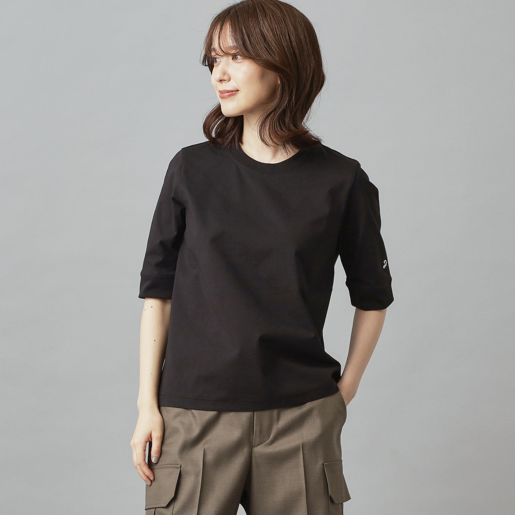 ドレステリア DRESSTERIOR バックブリーズテック五分丈Tシャツ （ホワイト(001)） ホワイト(001)
