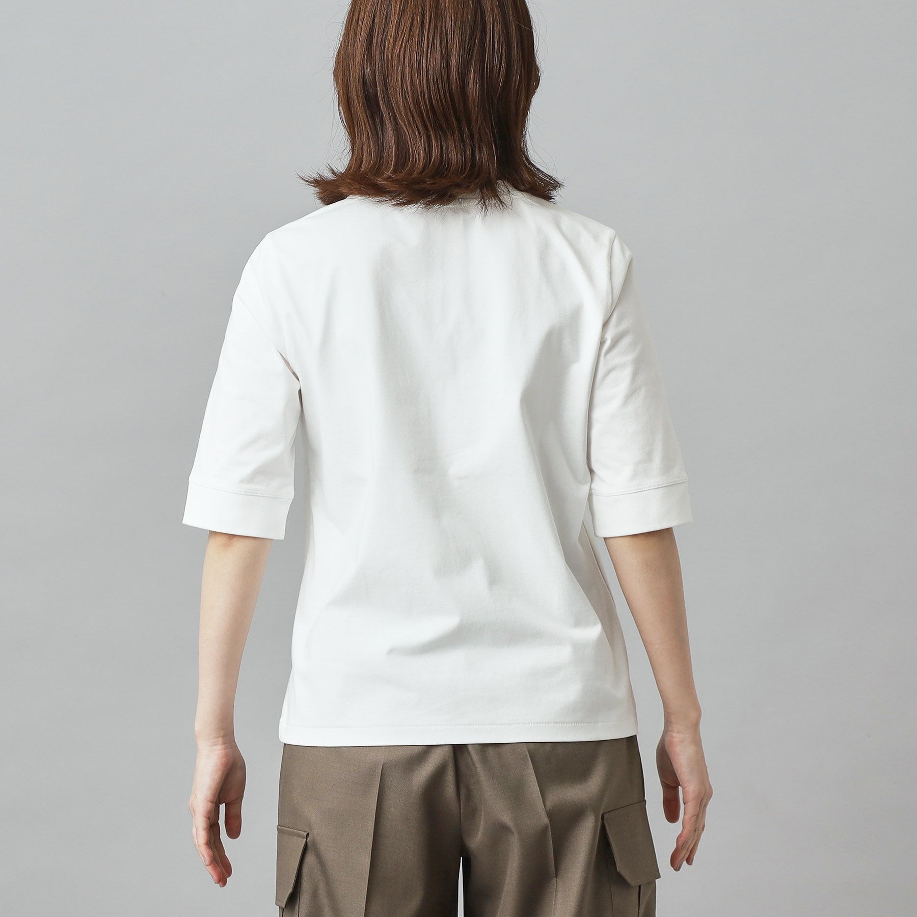ドレステリア DRESSTERIOR バックブリーズテック五分丈Tシャツ （ホワイト(001)） ホワイト(001)
