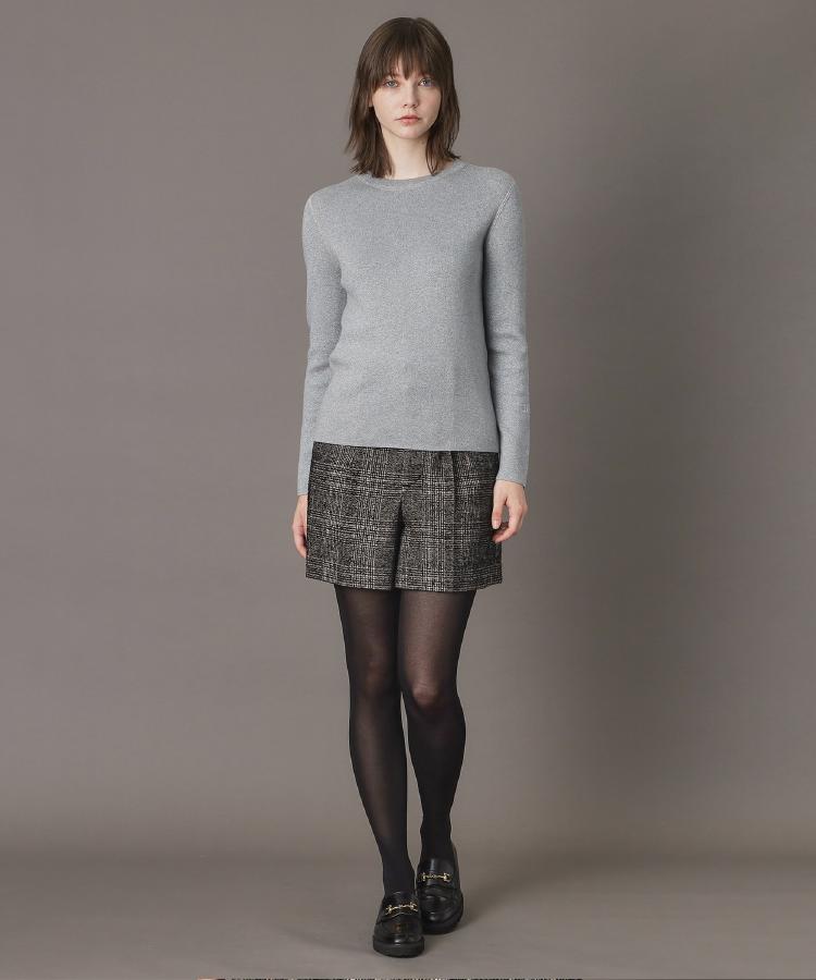 ドレステリア DRESSTERIOR ラメコットンカシミヤニット （グレージュ(050)） グレージュ(050)