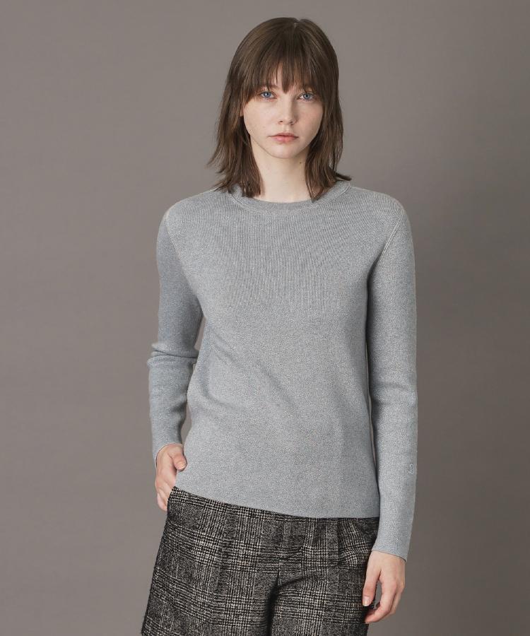 ドレステリア DRESSTERIOR ラメコットンカシミヤニット （グレージュ(050)） グレージュ(050)