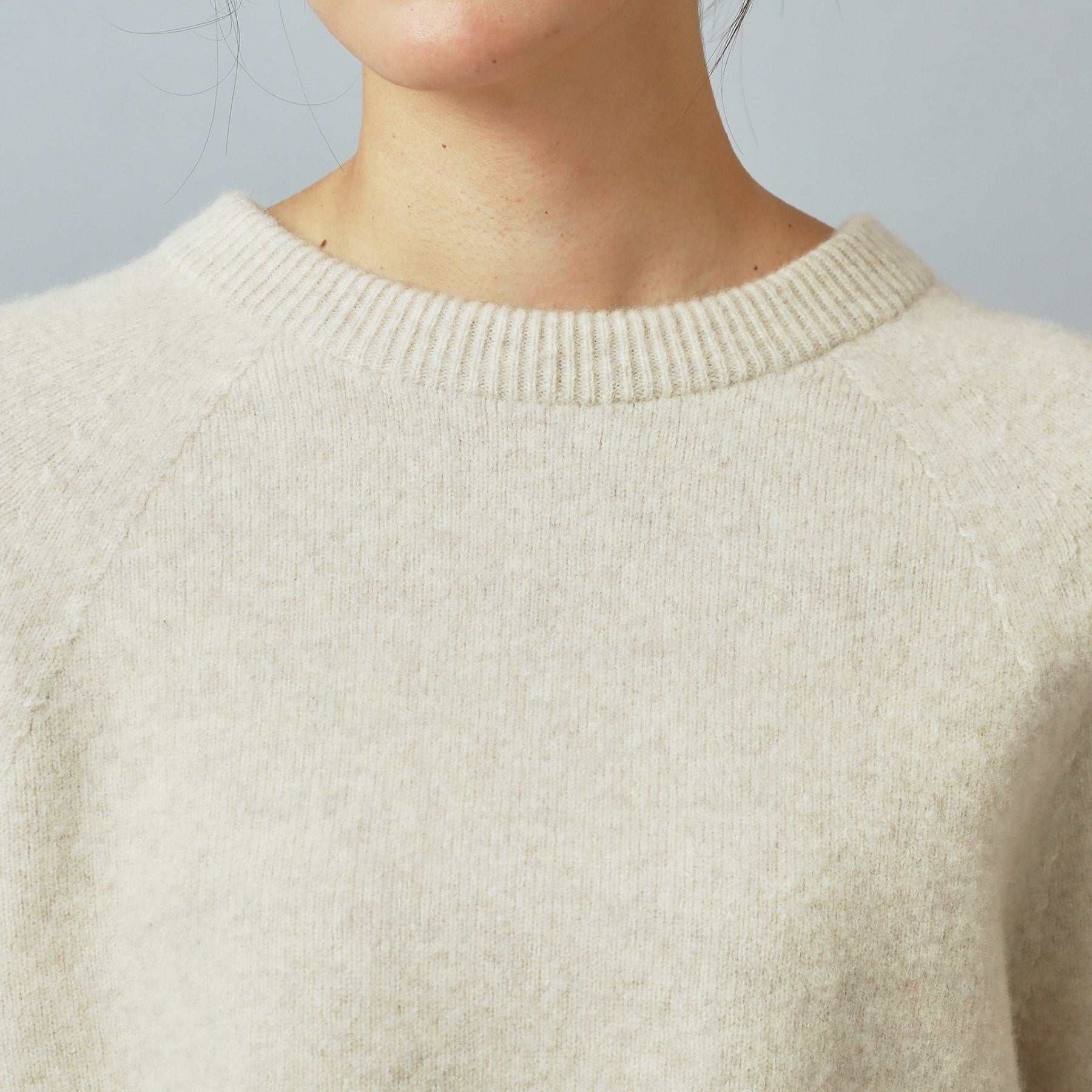 ドレステリア DRESSTERIOR カシミヤブレンドクルーネックニット （グレージュ(050)） グレージュ(050)