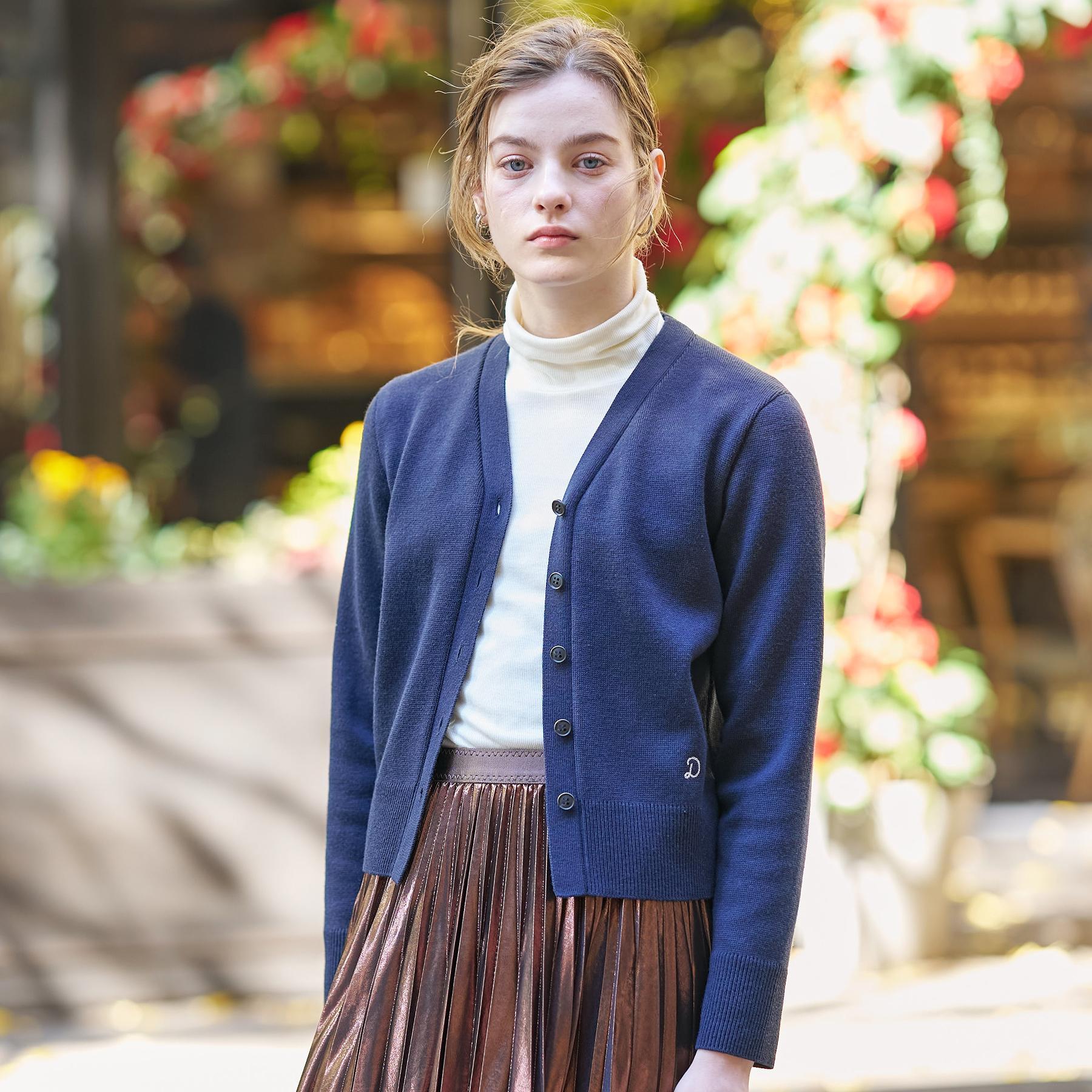 ドレステリア DRESSTERIOR ミラノリブカーディガン （ネイビー(094)） ネイビー(094)