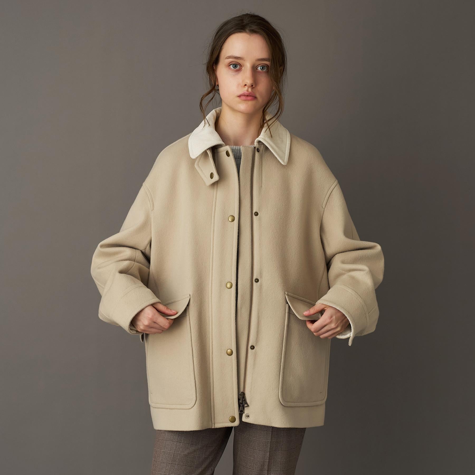 ドレステリア DRESSTERIOR ウールハンティングブルゾン （ブラック(019)） ブラック(019)