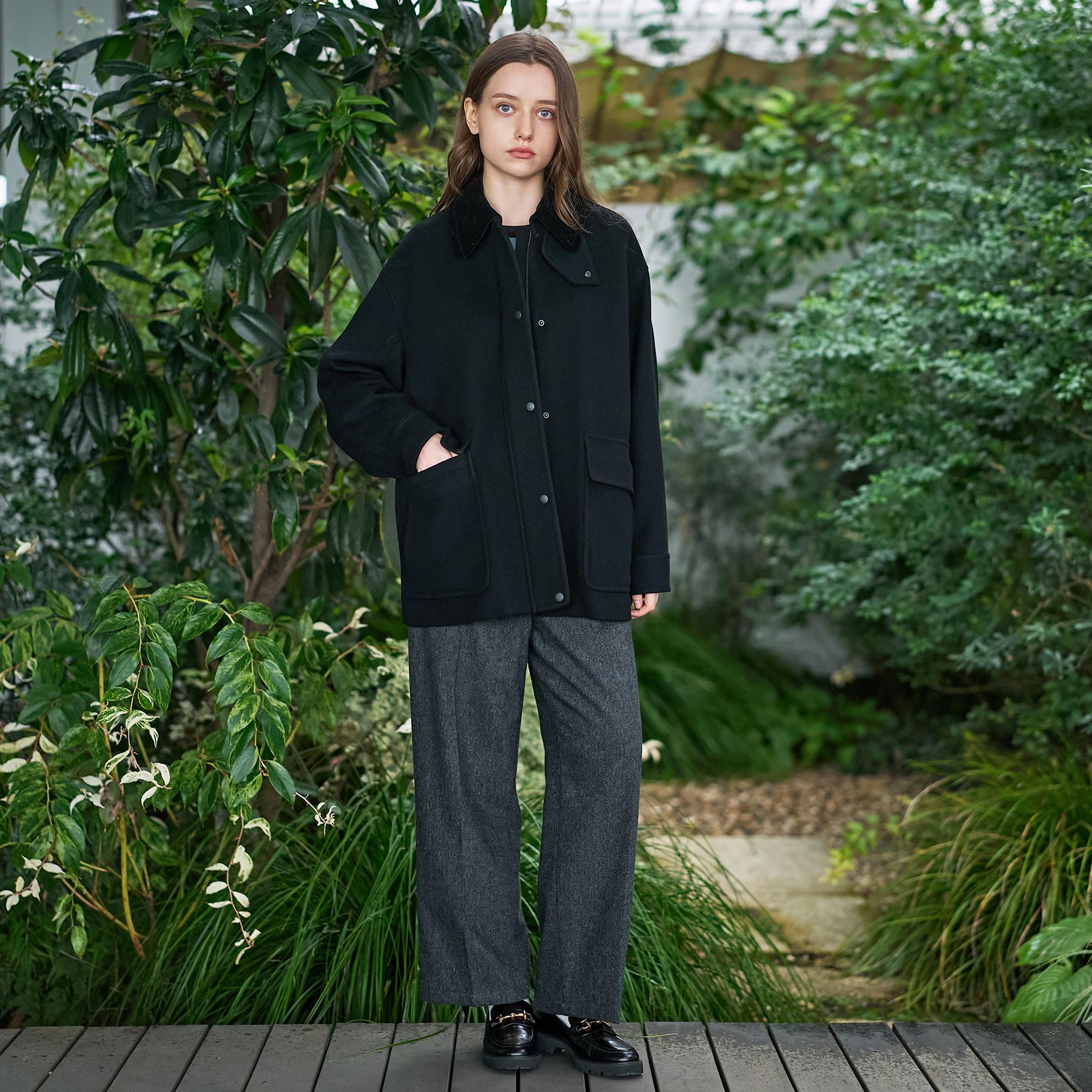 ドレステリア DRESSTERIOR ウールハンティングブルゾン （ブラック(019)） ブラック(019)