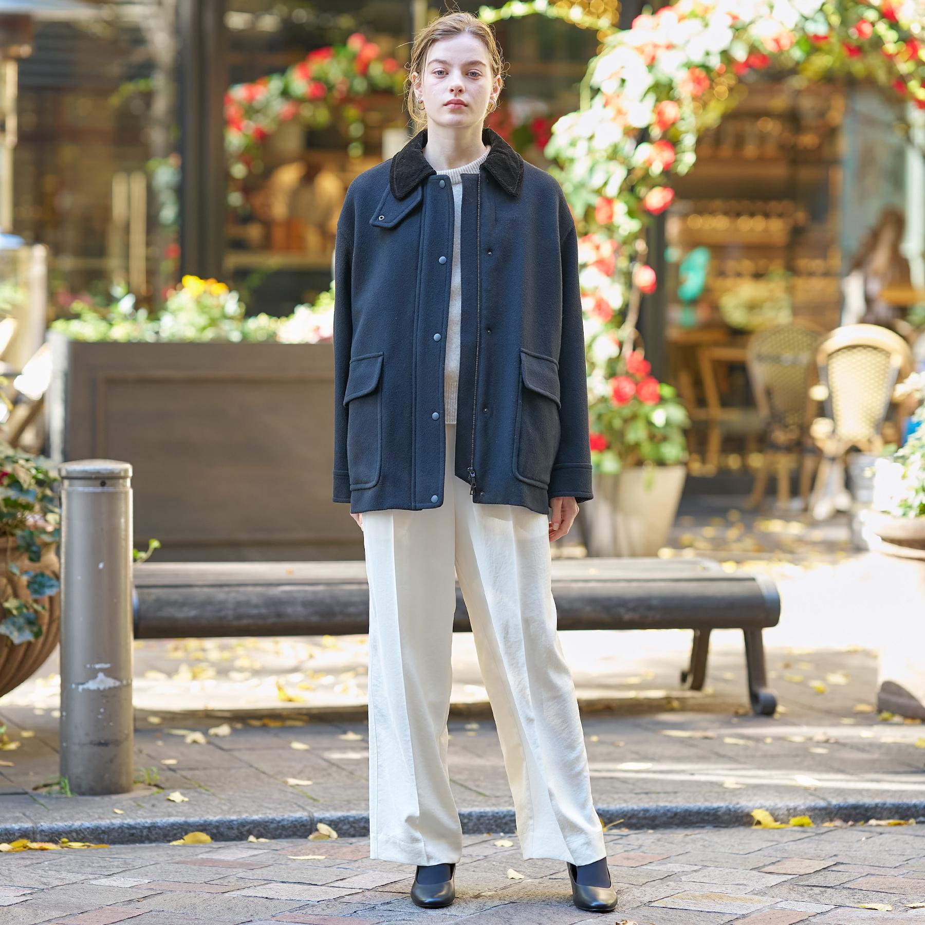 ドレステリア DRESSTERIOR ウールハンティングブルゾン （ブラック(019)） ブラック(019)