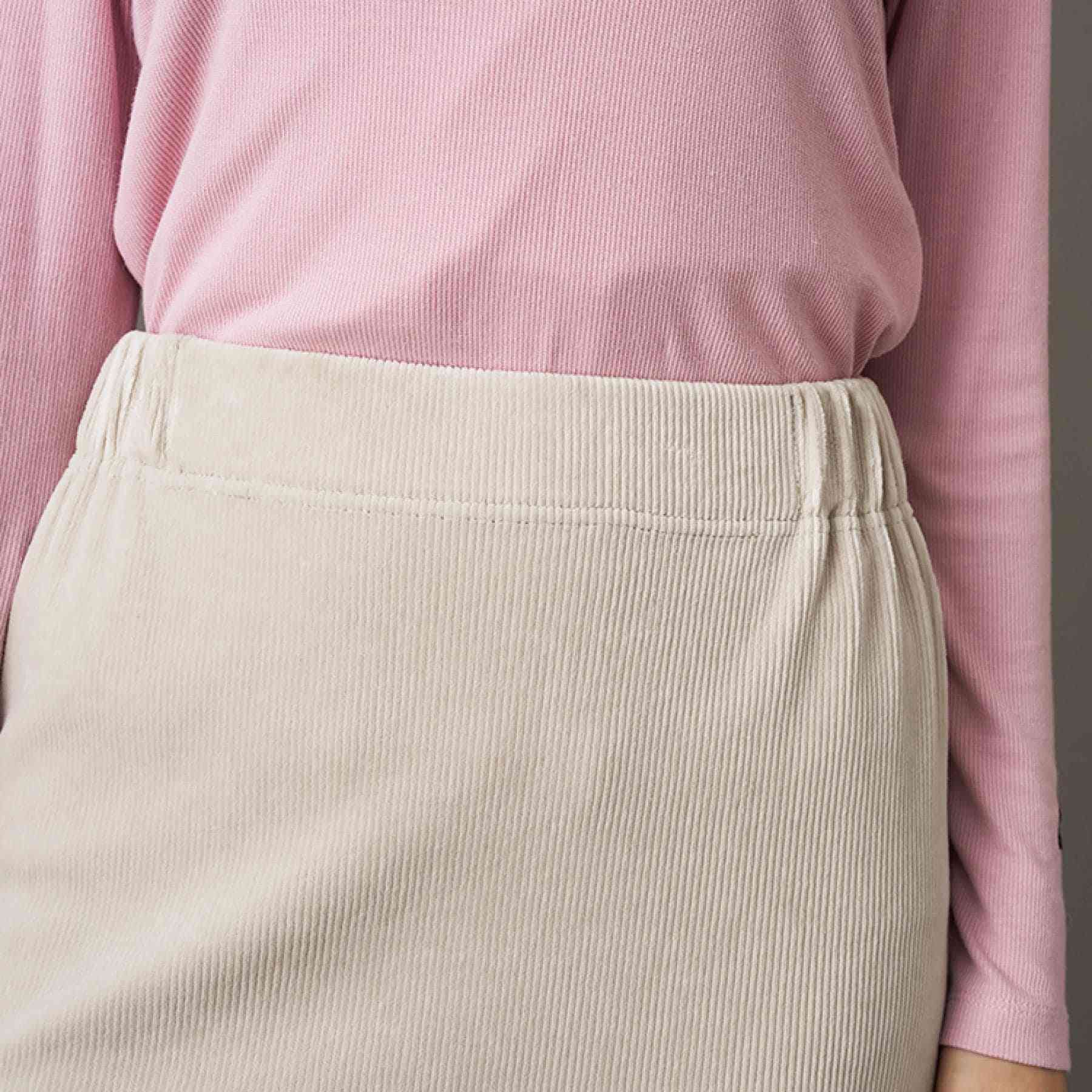 ドレステリア DRESSTERIOR コーデュロイジャージタイトスカート （ライトグレー(011)） ライトグレー(011)