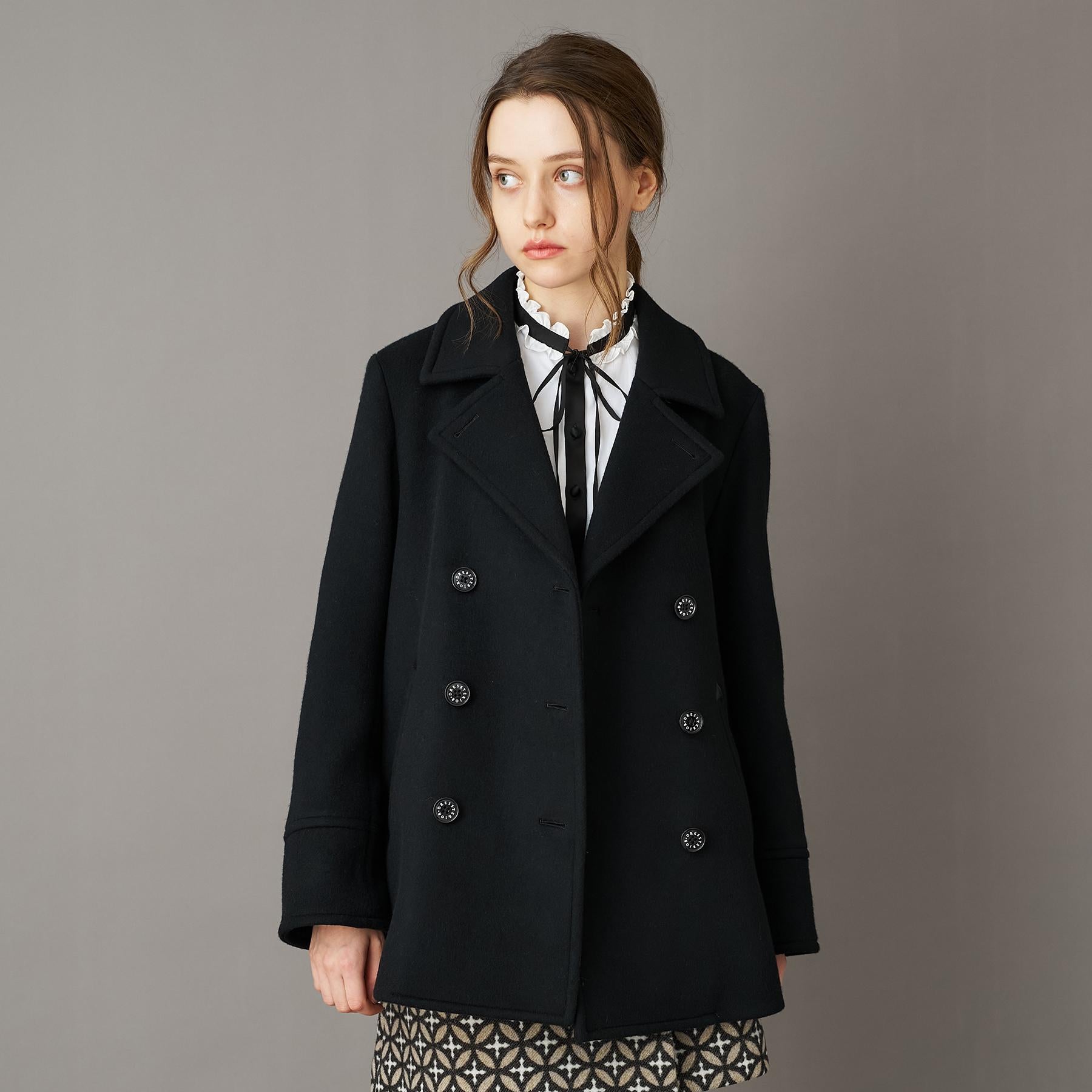 ドレステリア DRESSTERIOR Super140‘sAラインPコート （ベージュ(052)） ベージュ(052)