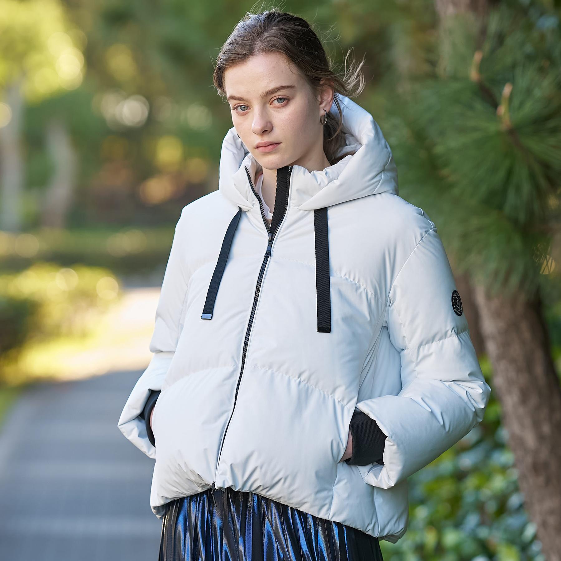 ドレステリア DRESSTERIOR フーデッドショートダウン （ホワイト(001)） ホワイト(001)