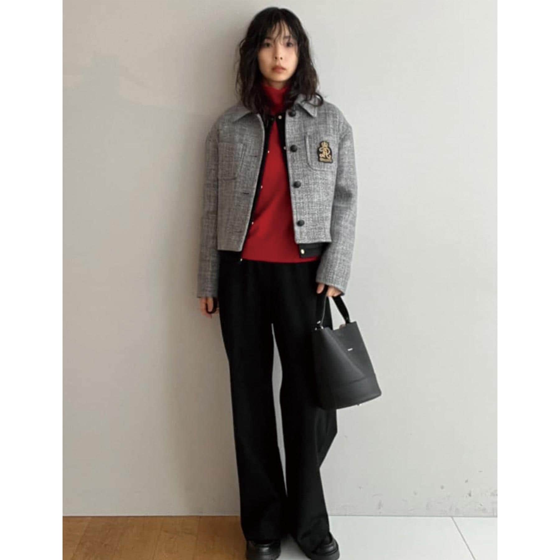 ドレステリア DRESSTERIOR ソフトサーモポンチイージーワイドパンツ （ブラック(019)） ブラック(019)