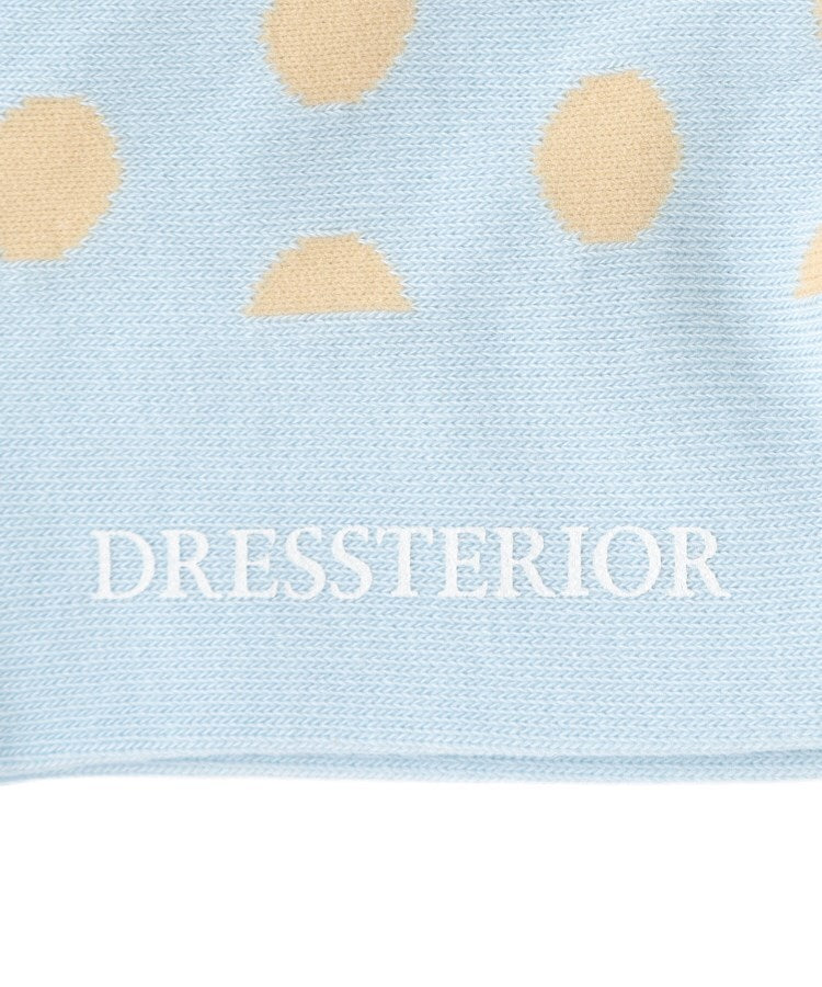 ドレステリア DRESSTERIOR ポルカドット柄ソックス （ブルー(091)） ブルー(091)