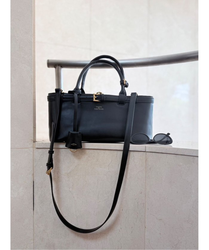 BELTED TOTO BAG SMALL （黒） 黒
